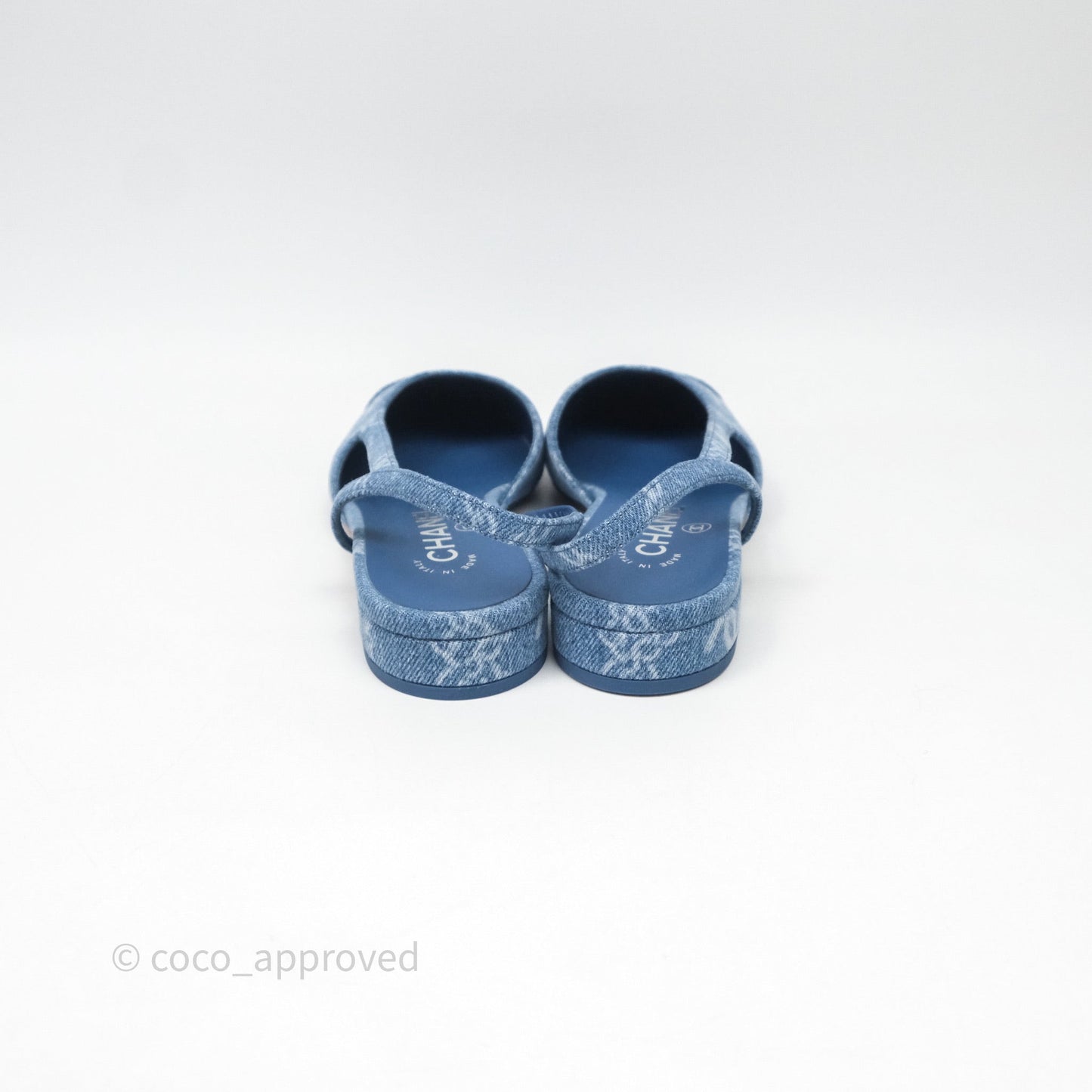 Chanel Denim Slingback Size 36