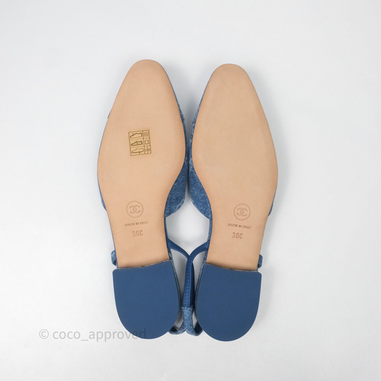 Chanel Denim Slingback Size 36