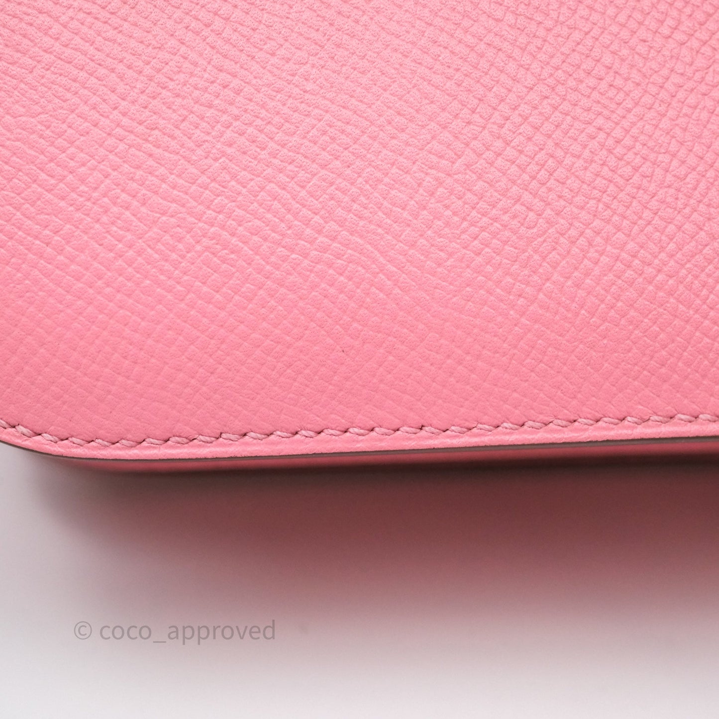 Hermès Constance 24 Rose Confetti 1Q Espom Palladium Hardware