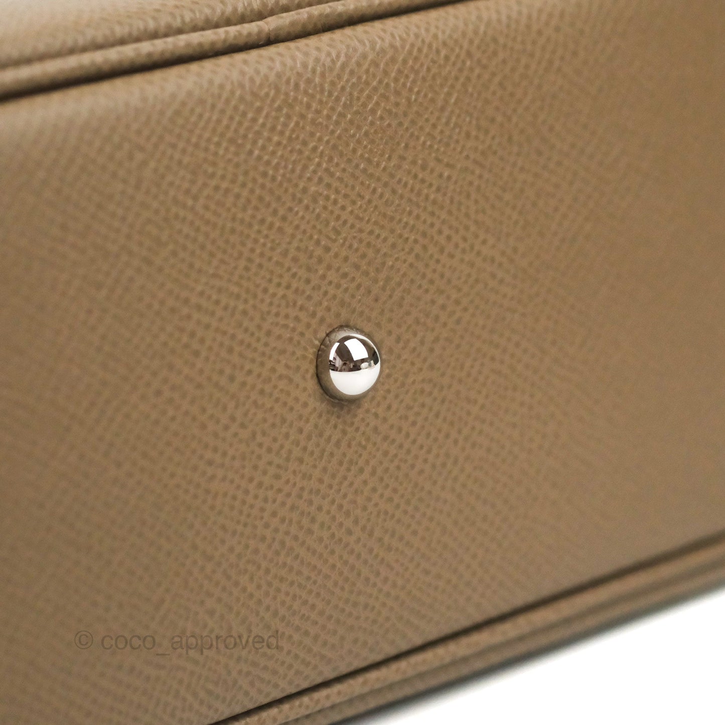 Hermès Bolide 1923 25 Etoupe Epsom Palladium Hardware
