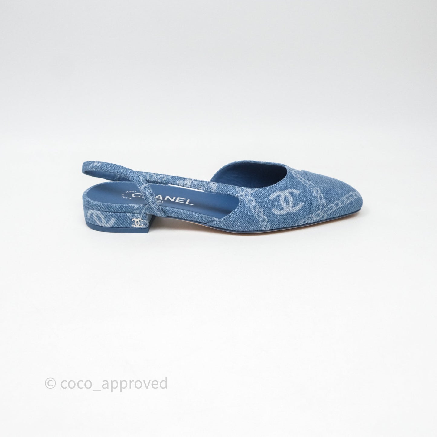Chanel Denim Slingback Size 36