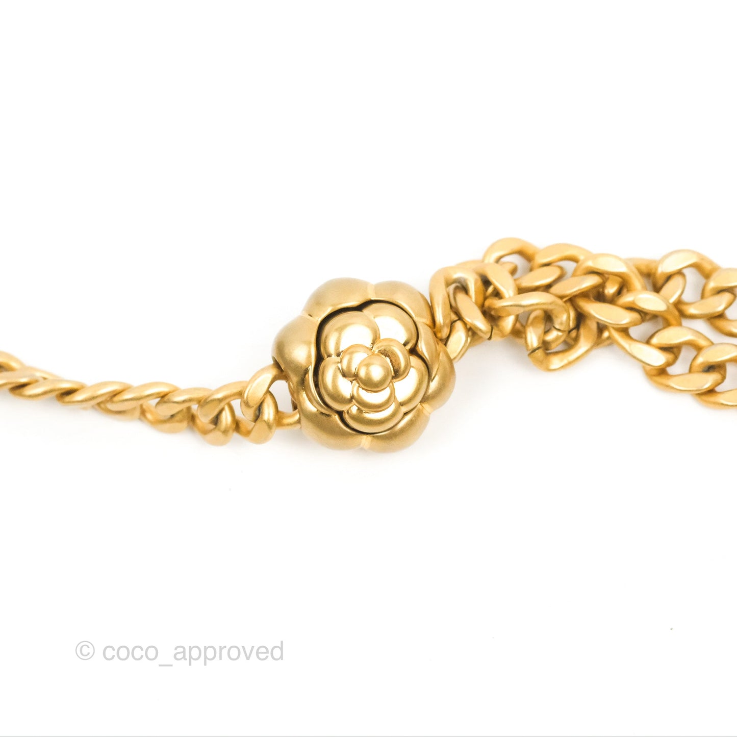 Chanel Mini Rectangular Flap with Camellia Adjustable Chain Black Lambskin Aged Gold Hardware 23S