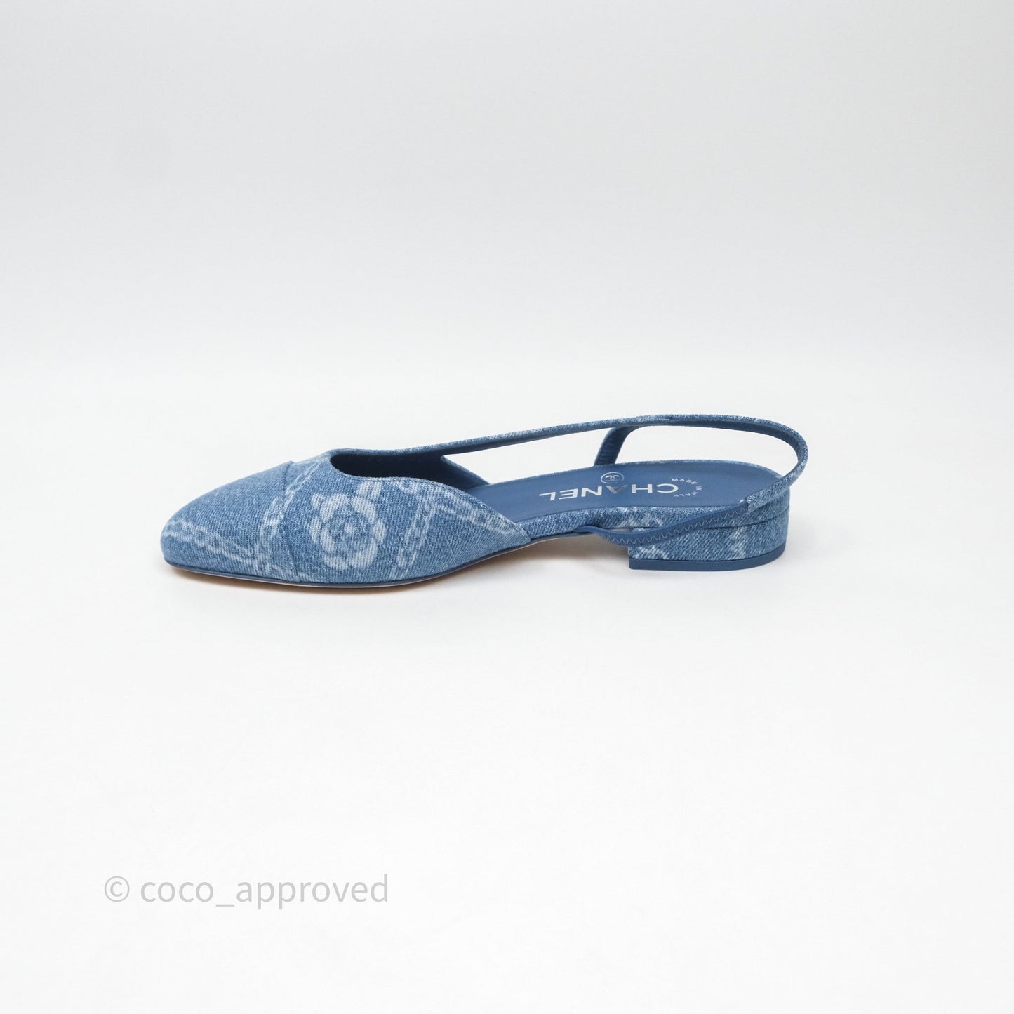 Chanel Denim Slingback Size 36