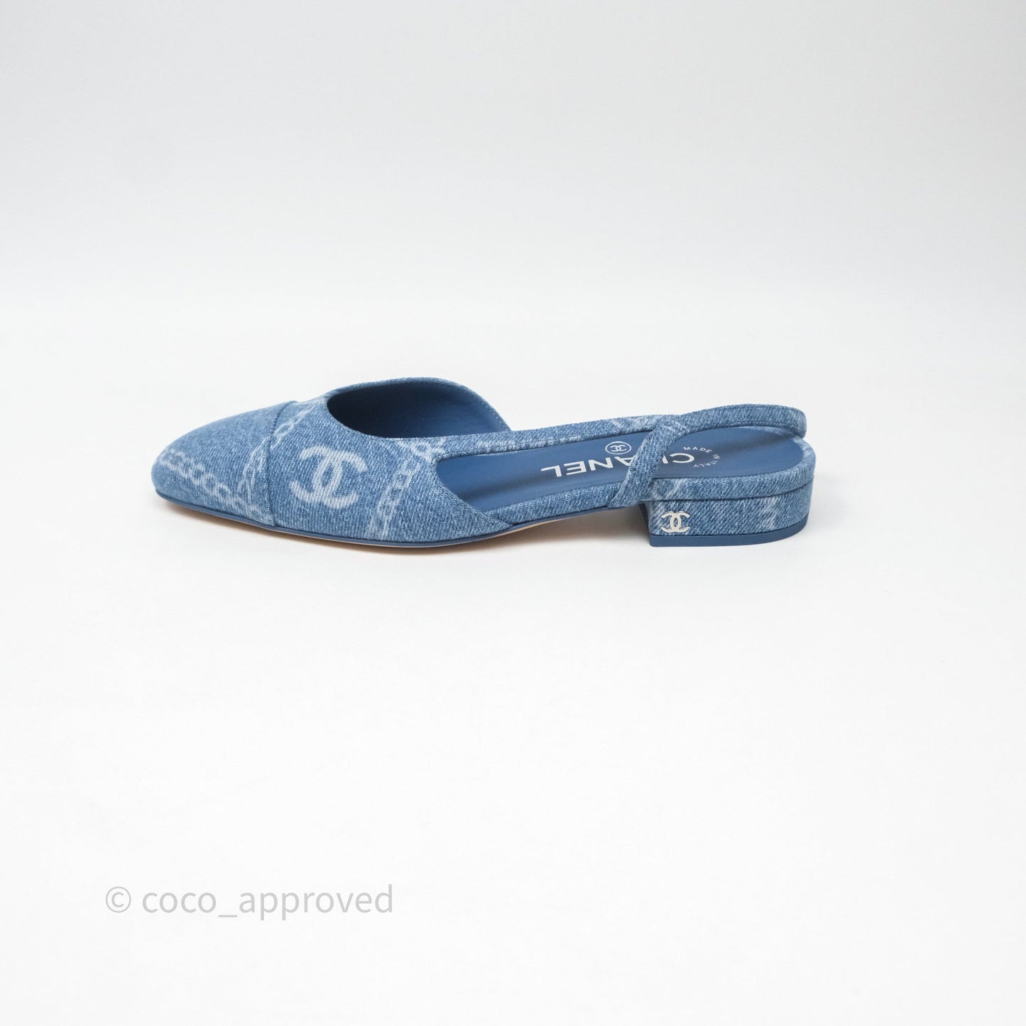 Chanel Denim Slingback Size 36