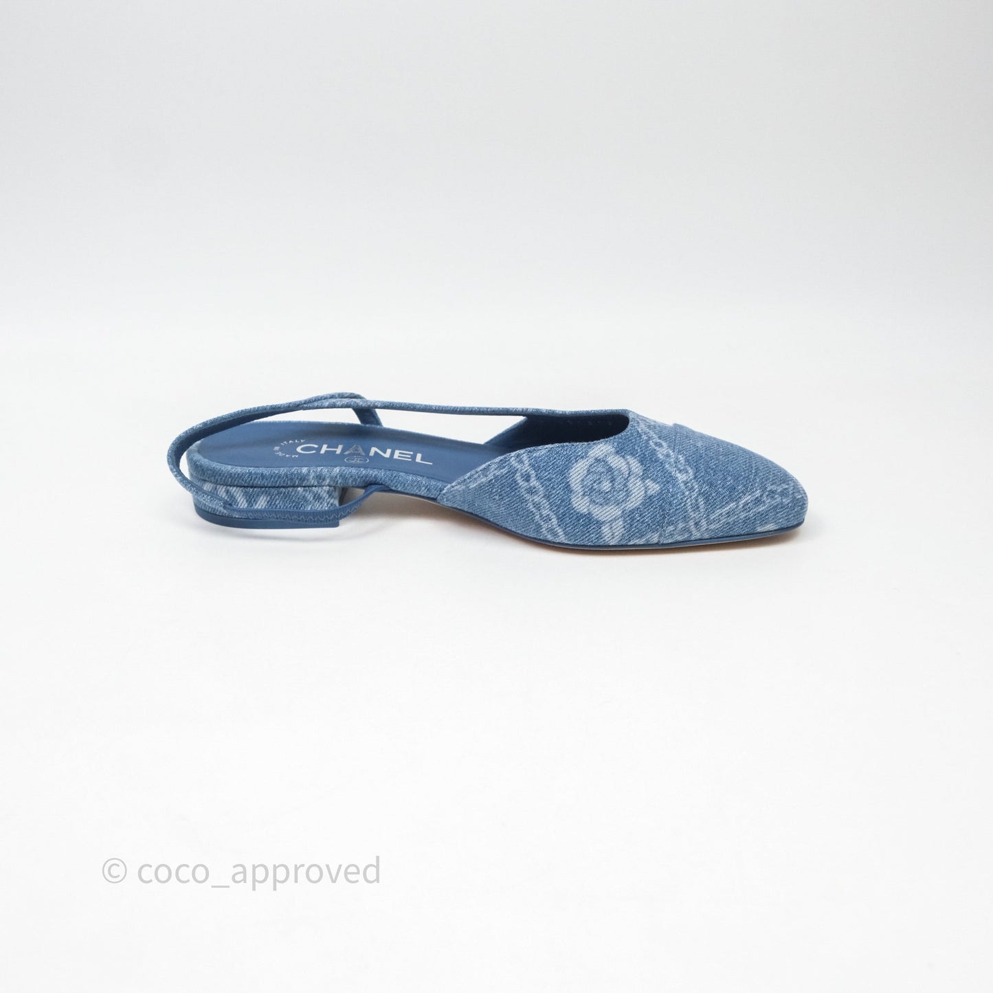 Chanel Denim Slingback Size 36