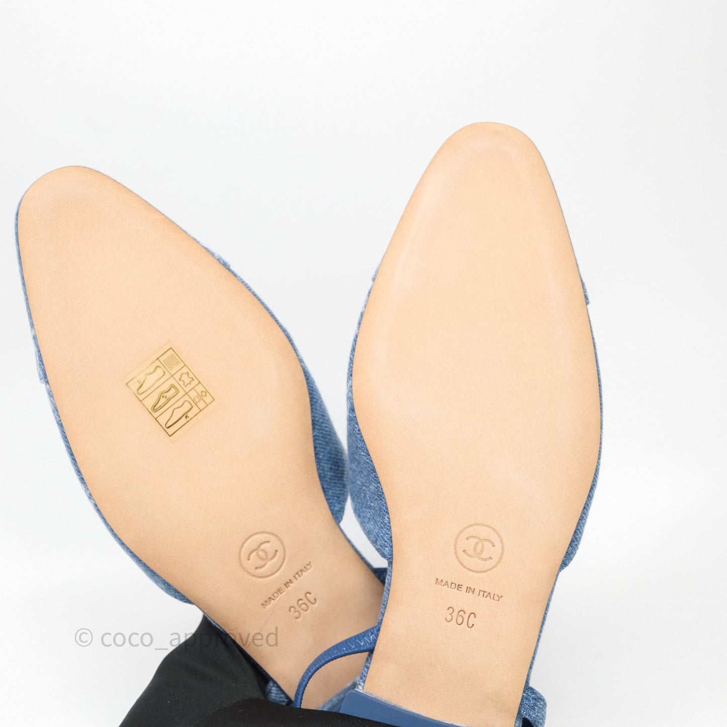 Chanel Denim Slingback Size 36