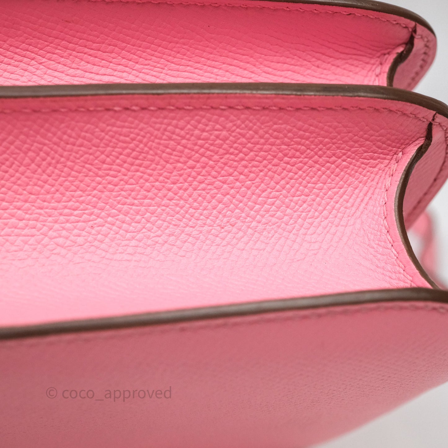 Hermès Constance 24 Rose Confetti 1Q Espom Palladium Hardware
