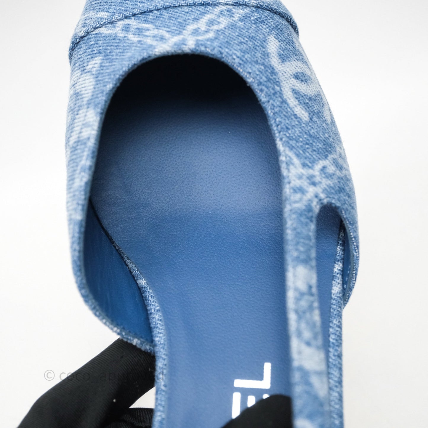 Chanel Denim Slingback Size 36