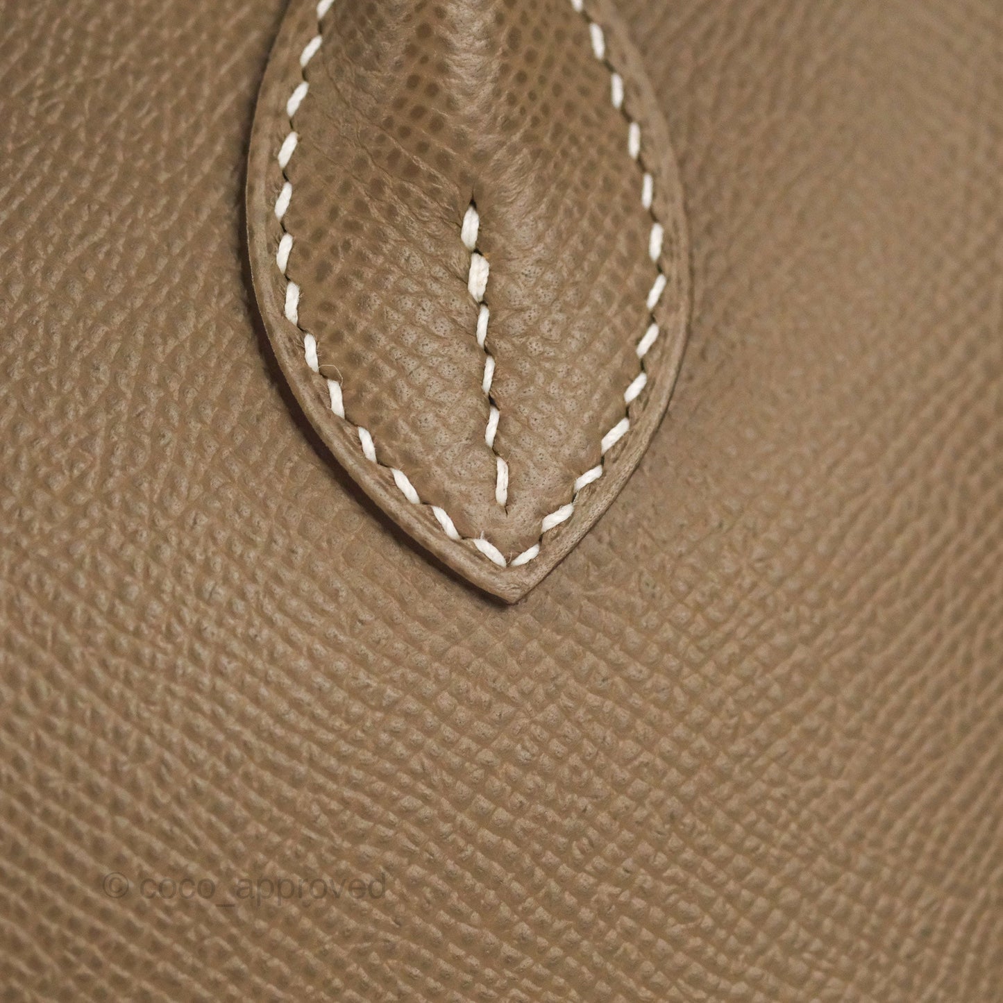 Hermès Bolide 1923 25 Etoupe Epsom Palladium Hardware
