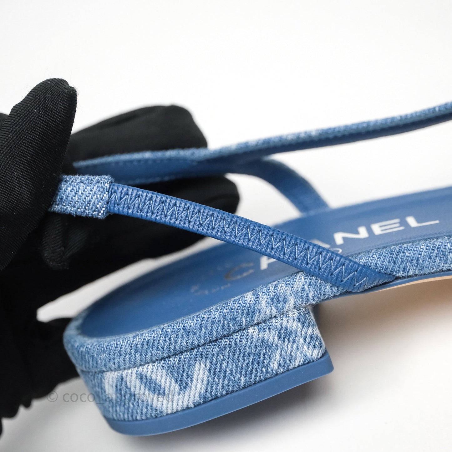 Chanel Denim Slingback Size 36