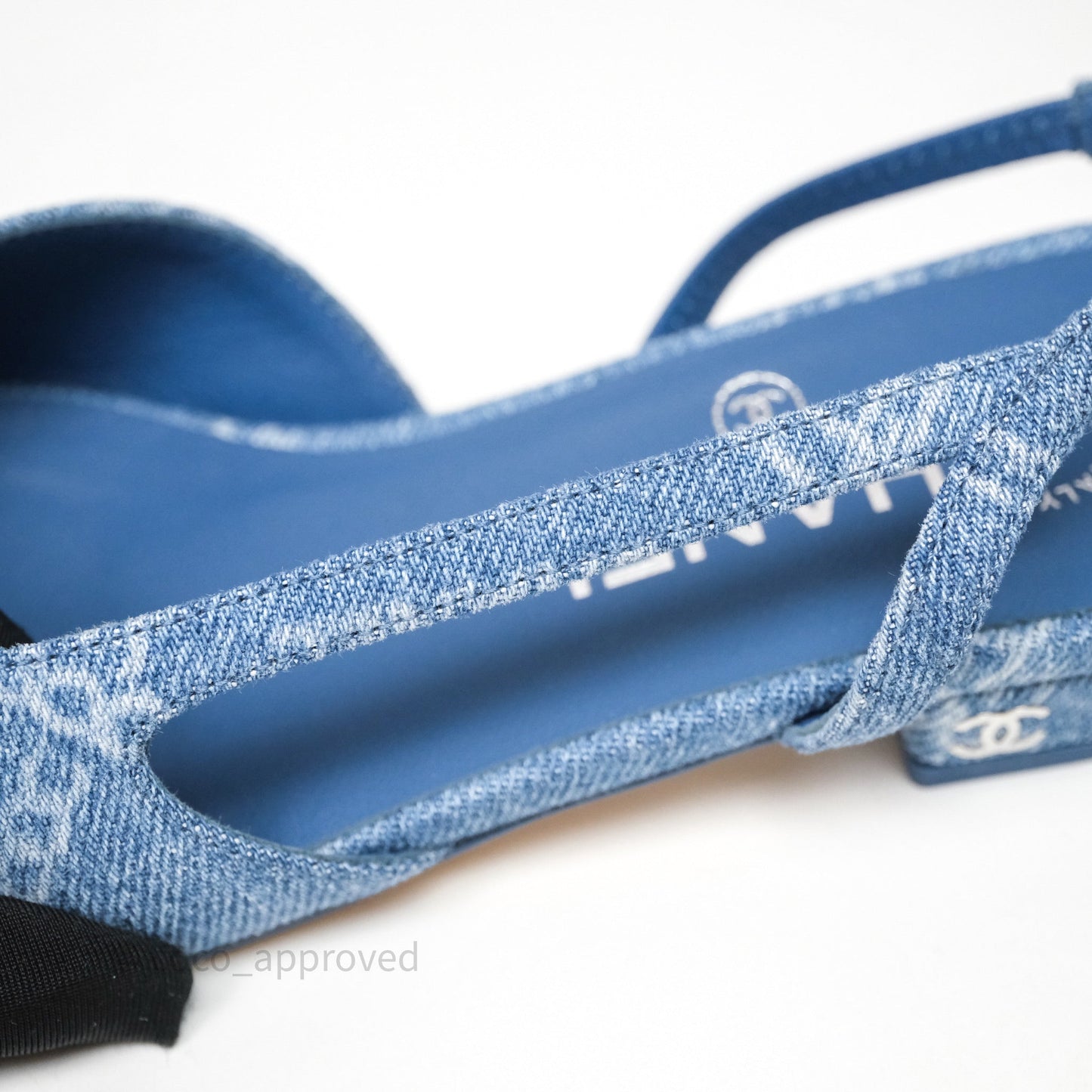 Chanel Denim Slingback Size 36