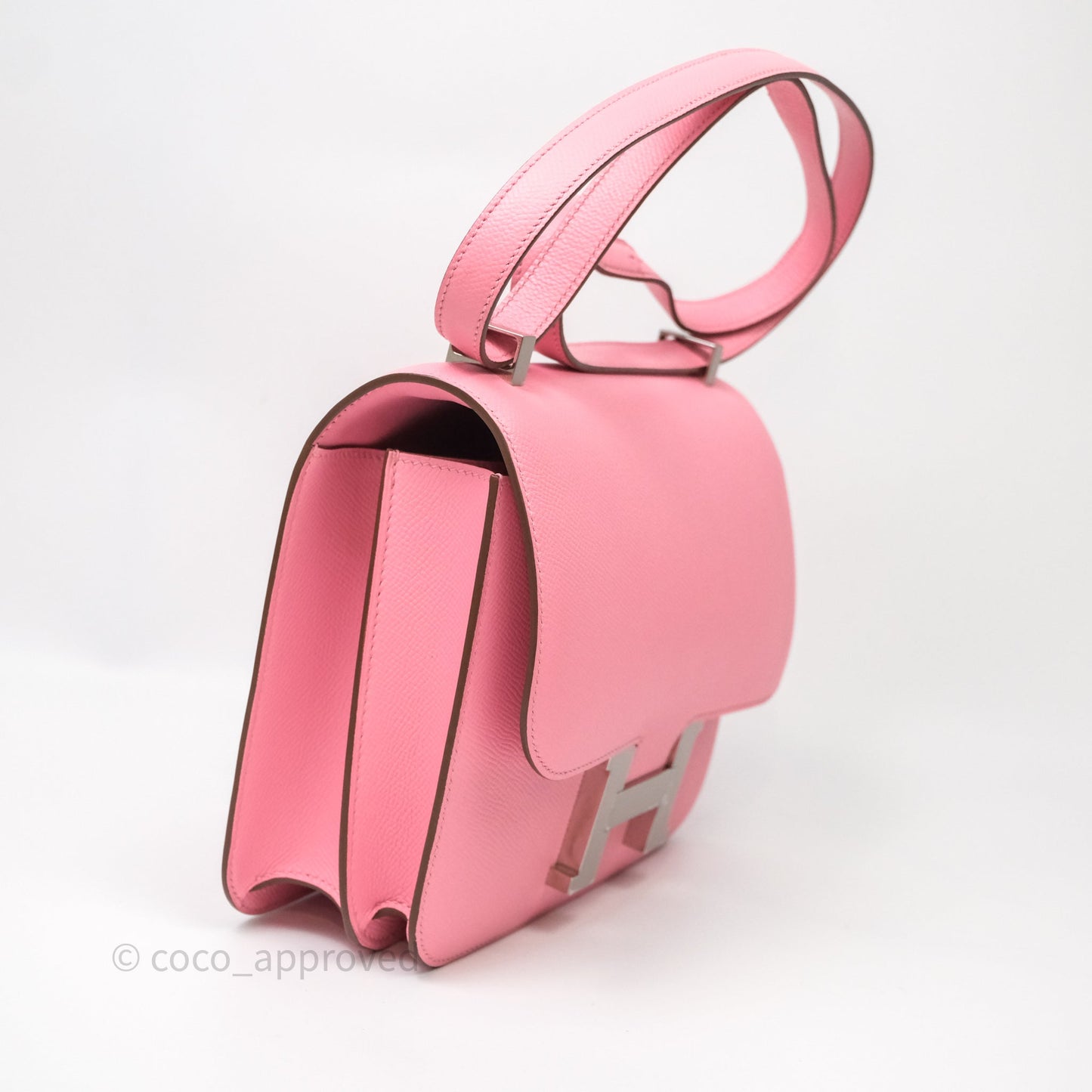 Hermès Constance 24 Rose Confetti 1Q Espom Palladium Hardware