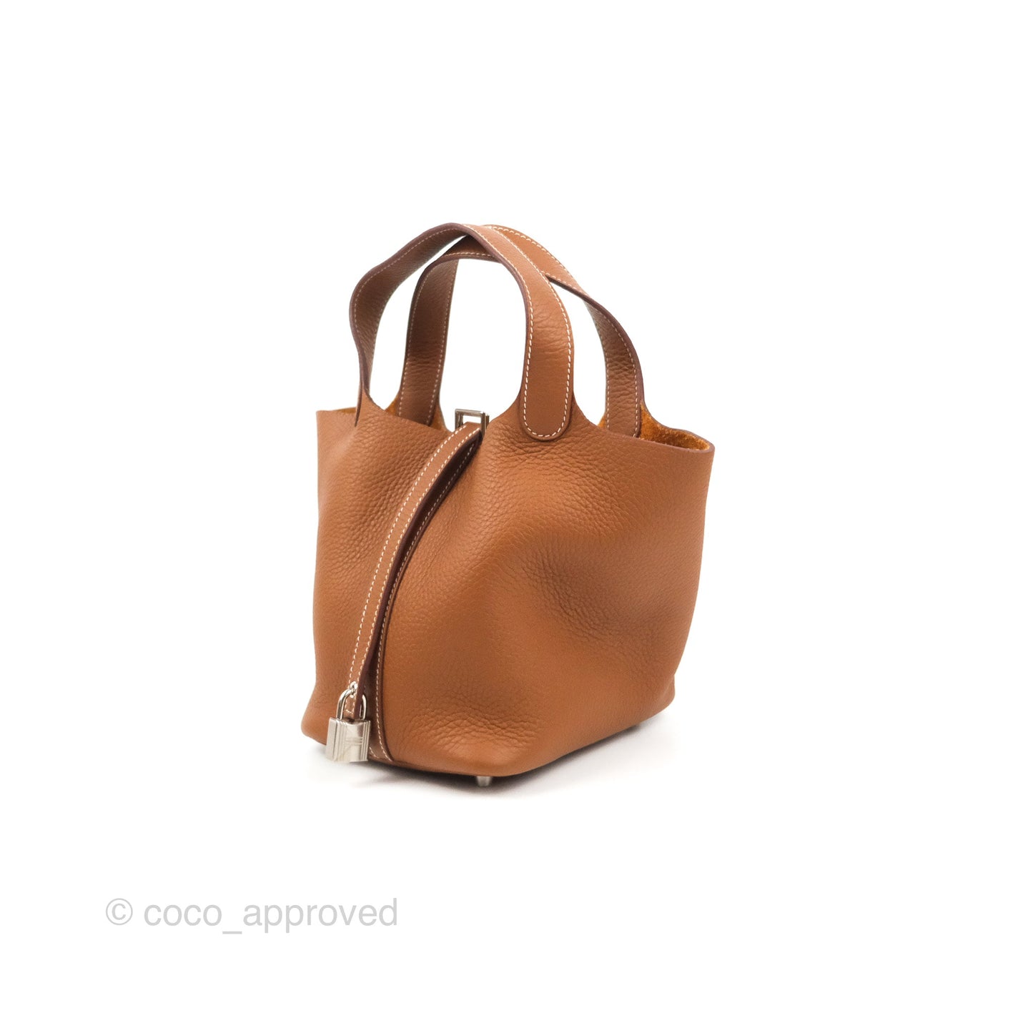Hermès Picotin 18 Clemence Gold Palladium Hardware