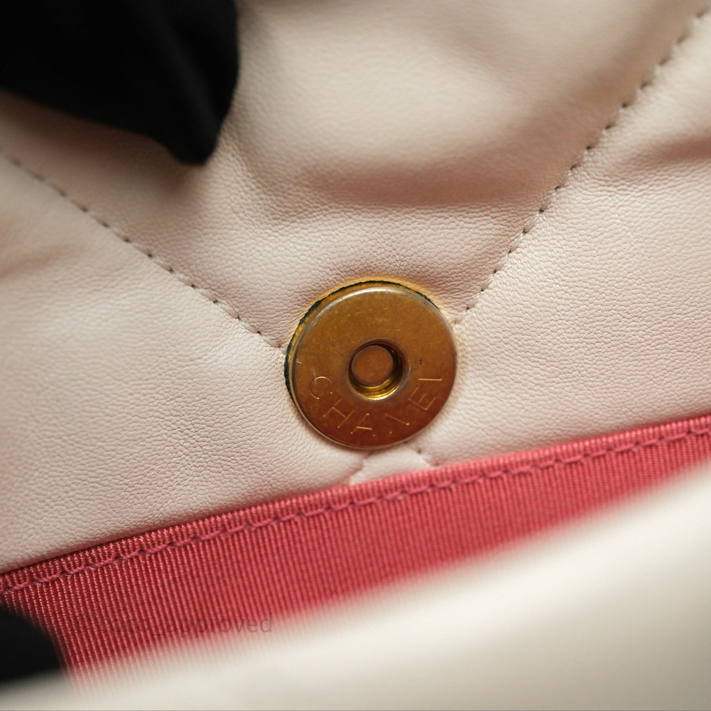 Chanel 19 Small White Mixed Hardware
