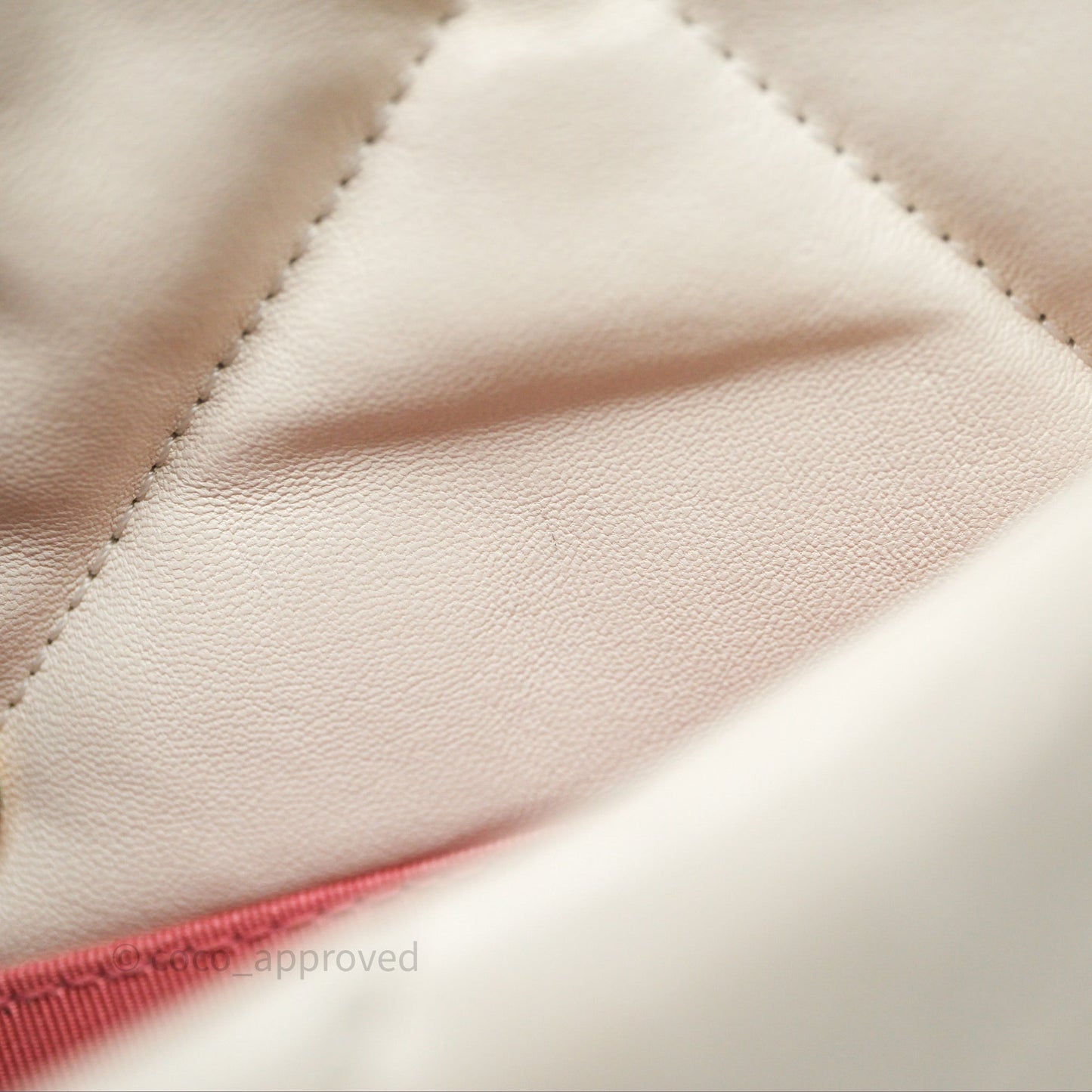 Chanel 19 Small White Mixed Hardware