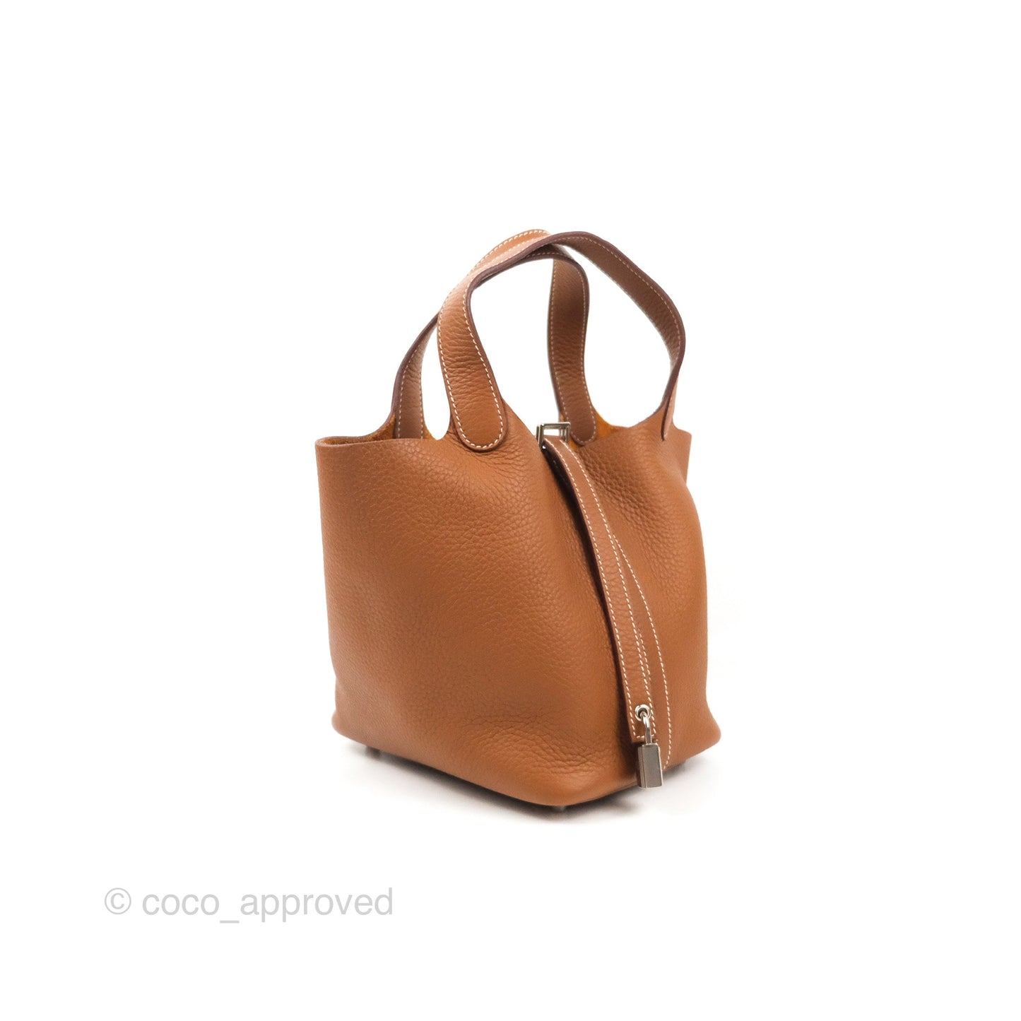 Hermès Picotin 18 Clemence Gold Palladium Hardware