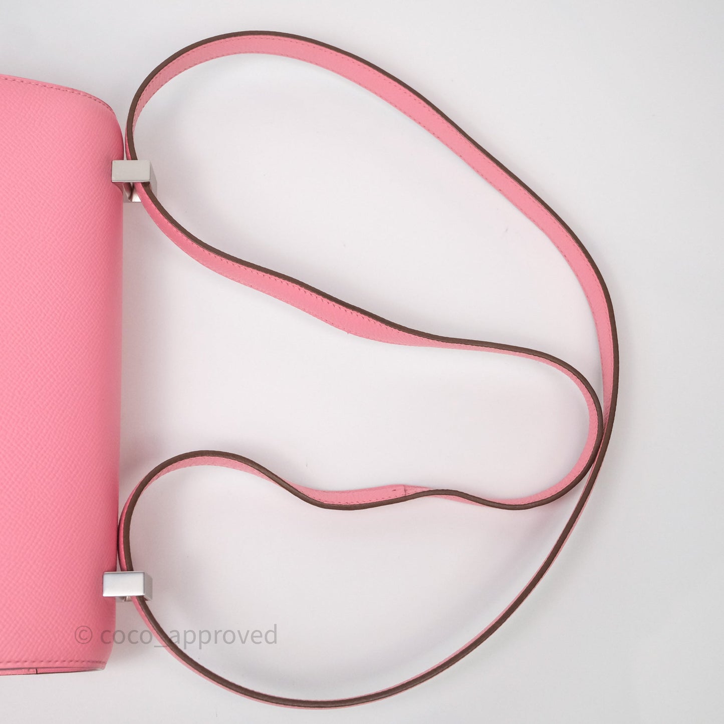 Hermès Constance 24 Rose Confetti 1Q Espom Palladium Hardware