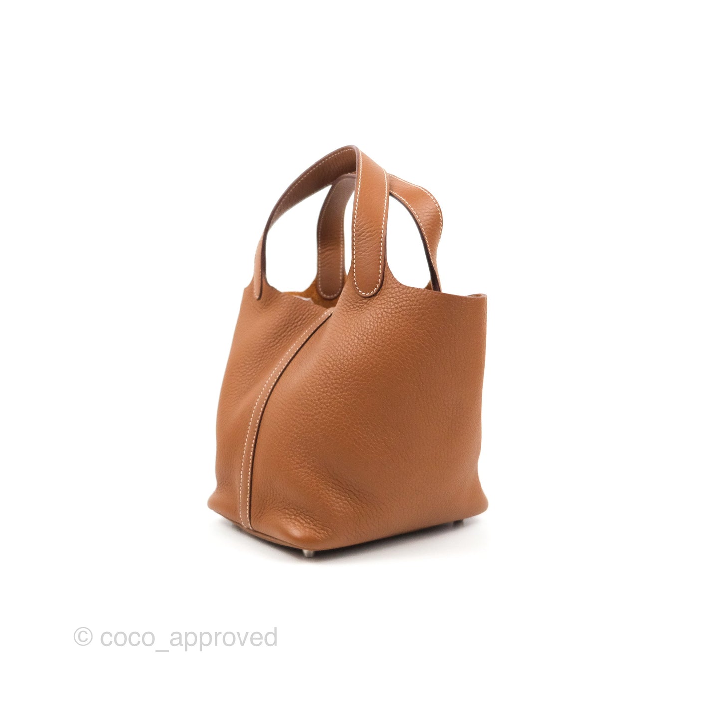Hermès Picotin 18 Clemence Gold Palladium Hardware