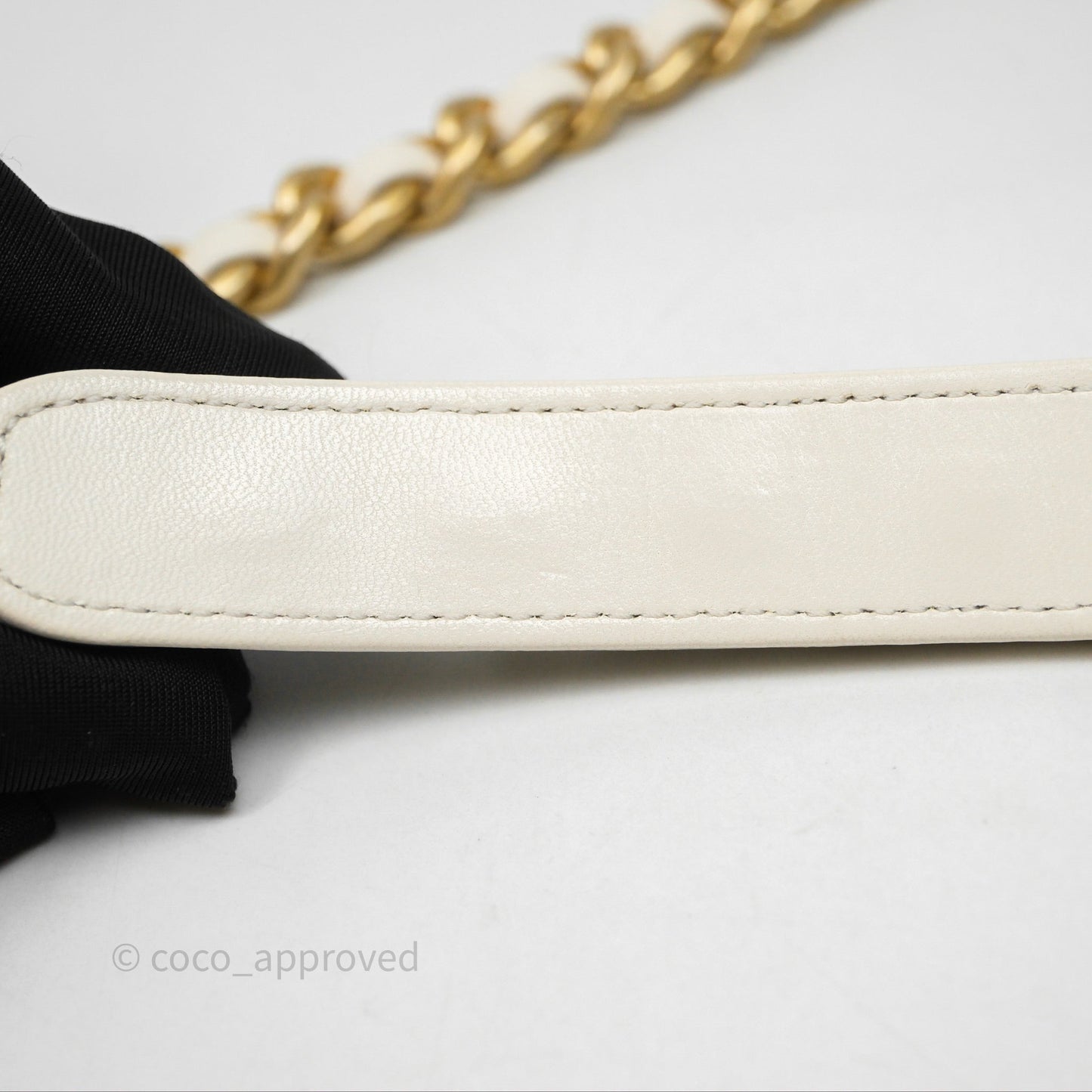 Chanel 19 Small White Mixed Hardware