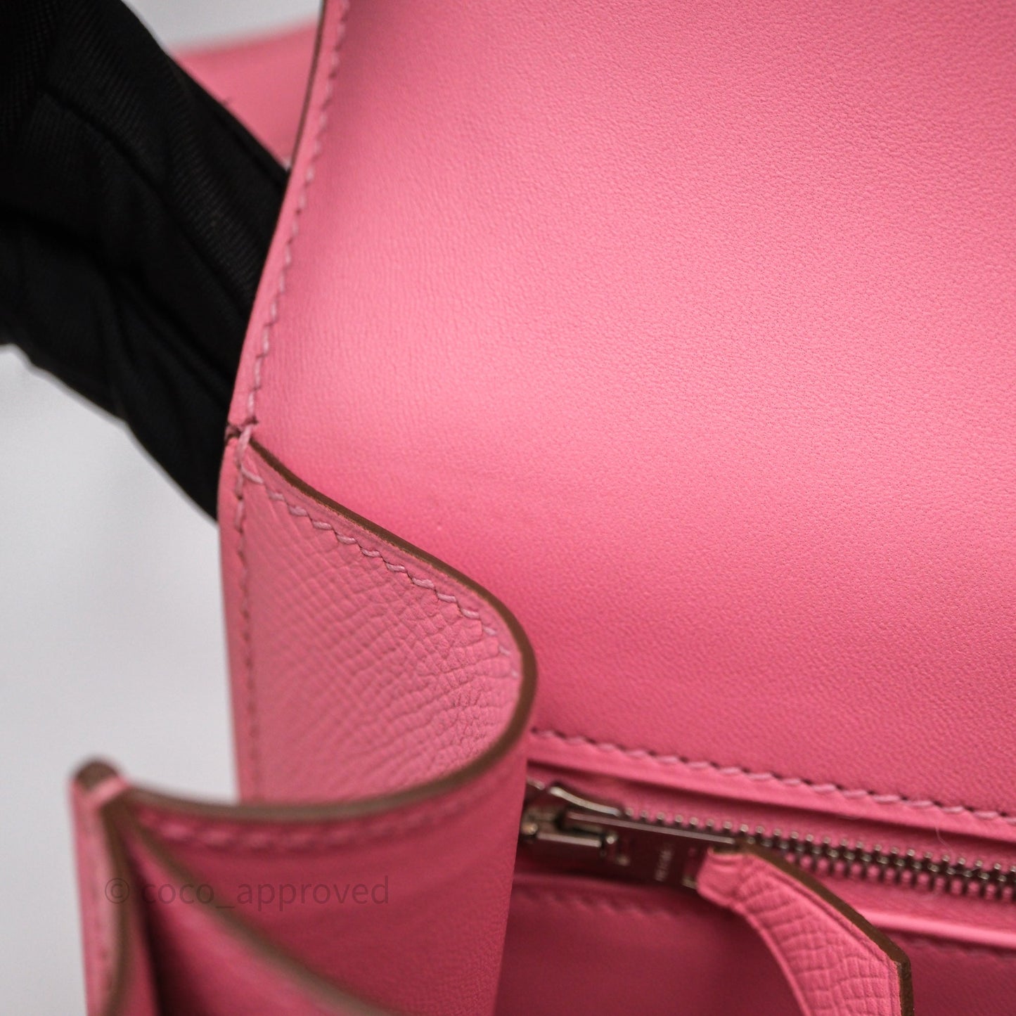 Hermès Constance 24 Rose Confetti 1Q Espom Palladium Hardware