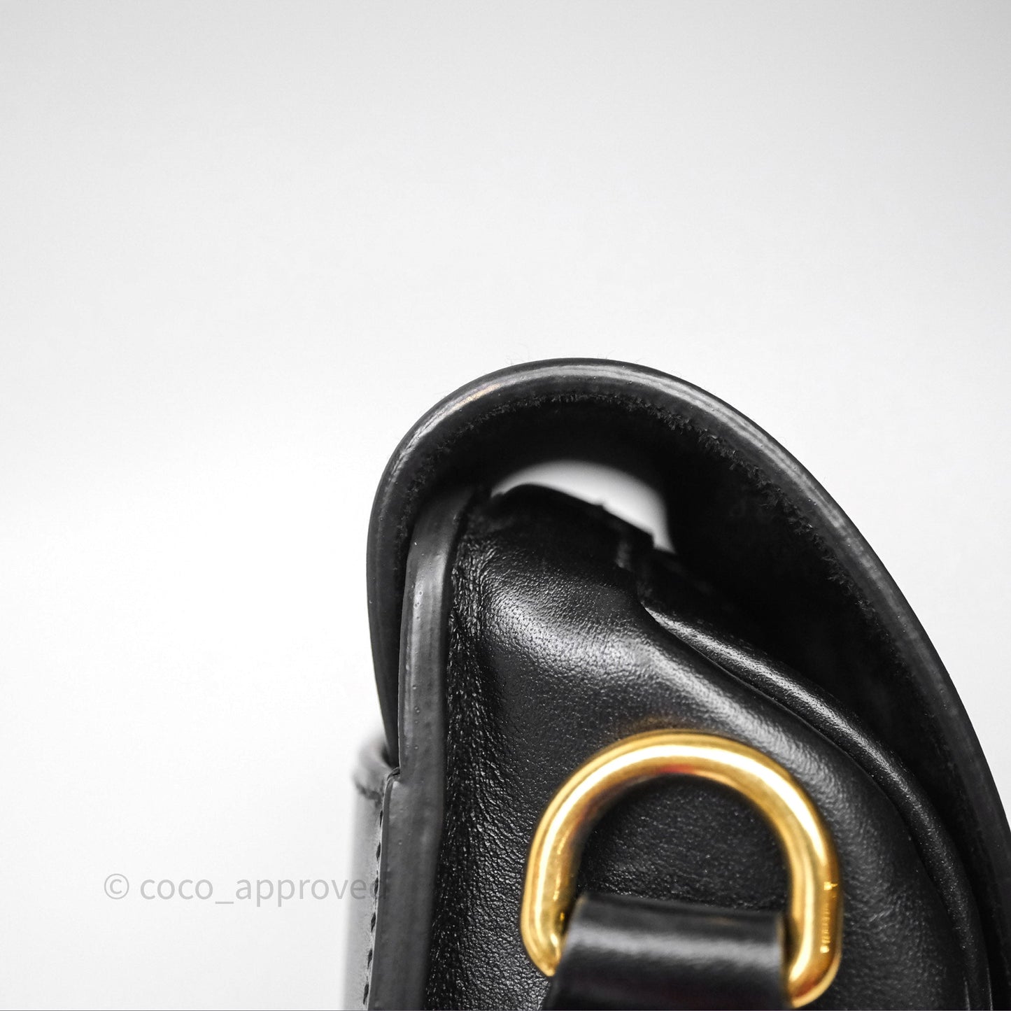 Christian Dior Small Bobby Bag Black Box Calfskin