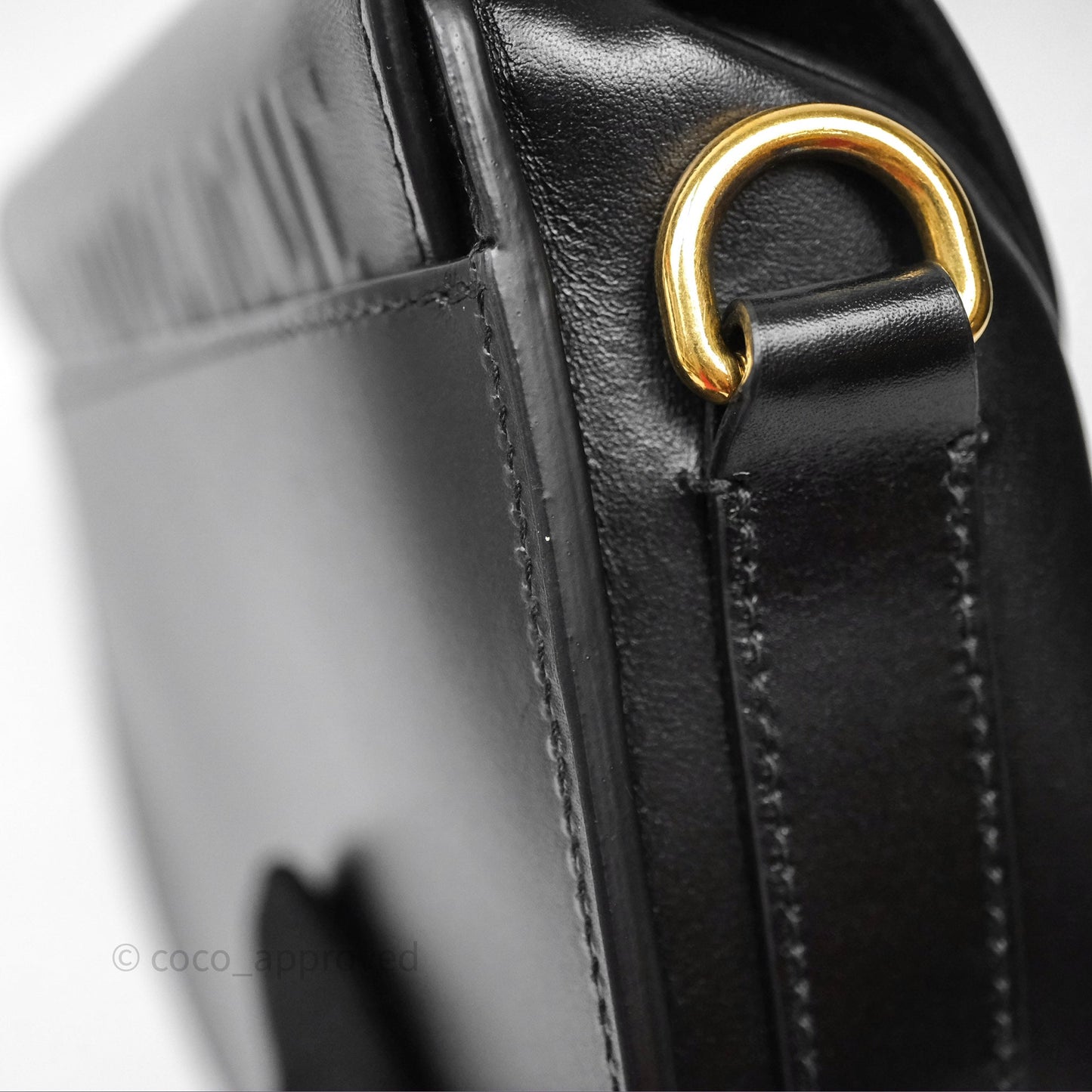 Christian Dior Small Bobby Bag Black Box Calfskin