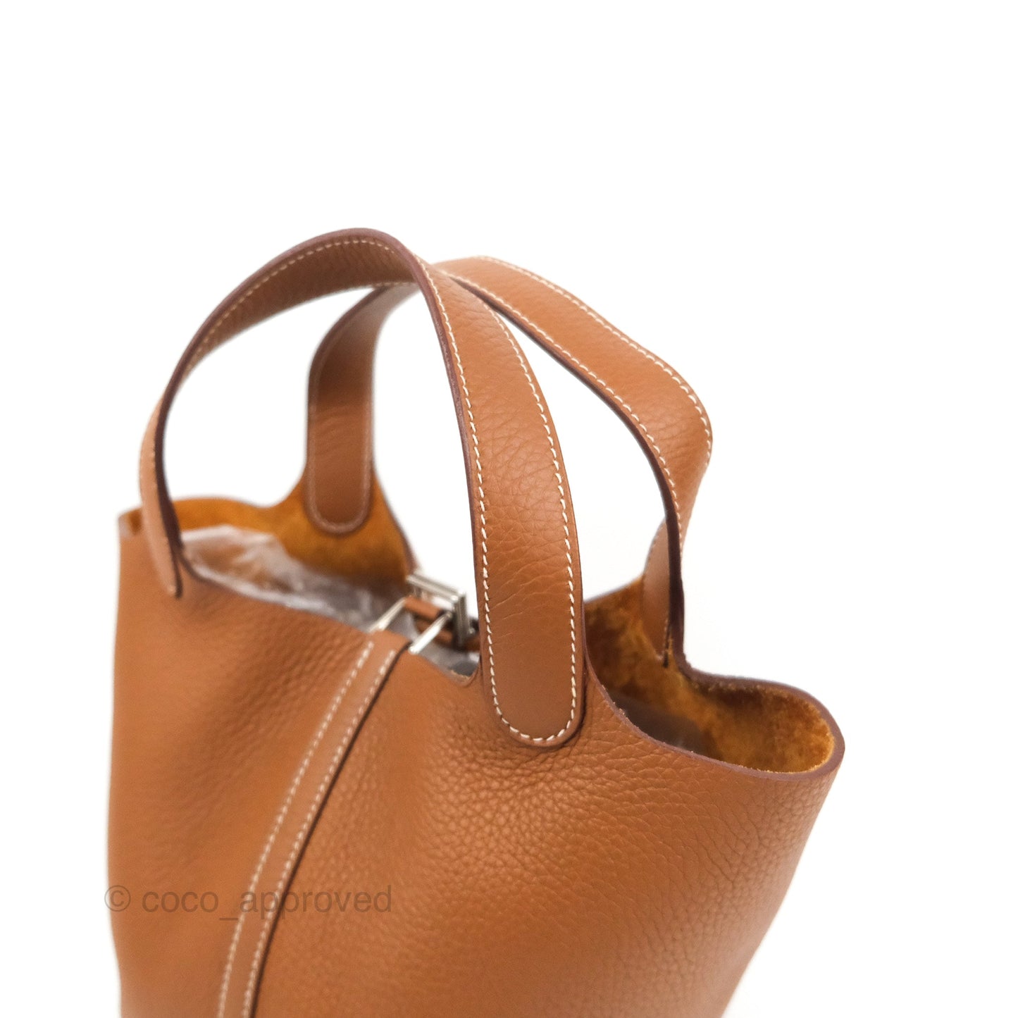 Hermès Picotin 18 Clemence Gold Palladium Hardware
