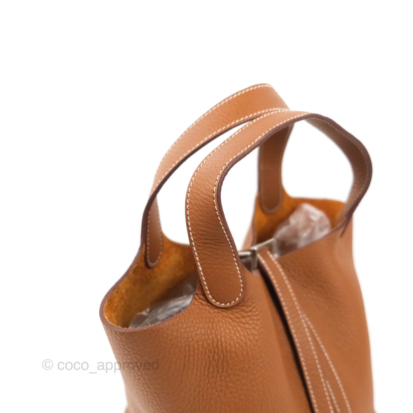 Hermès Picotin 18 Clemence Gold Palladium Hardware