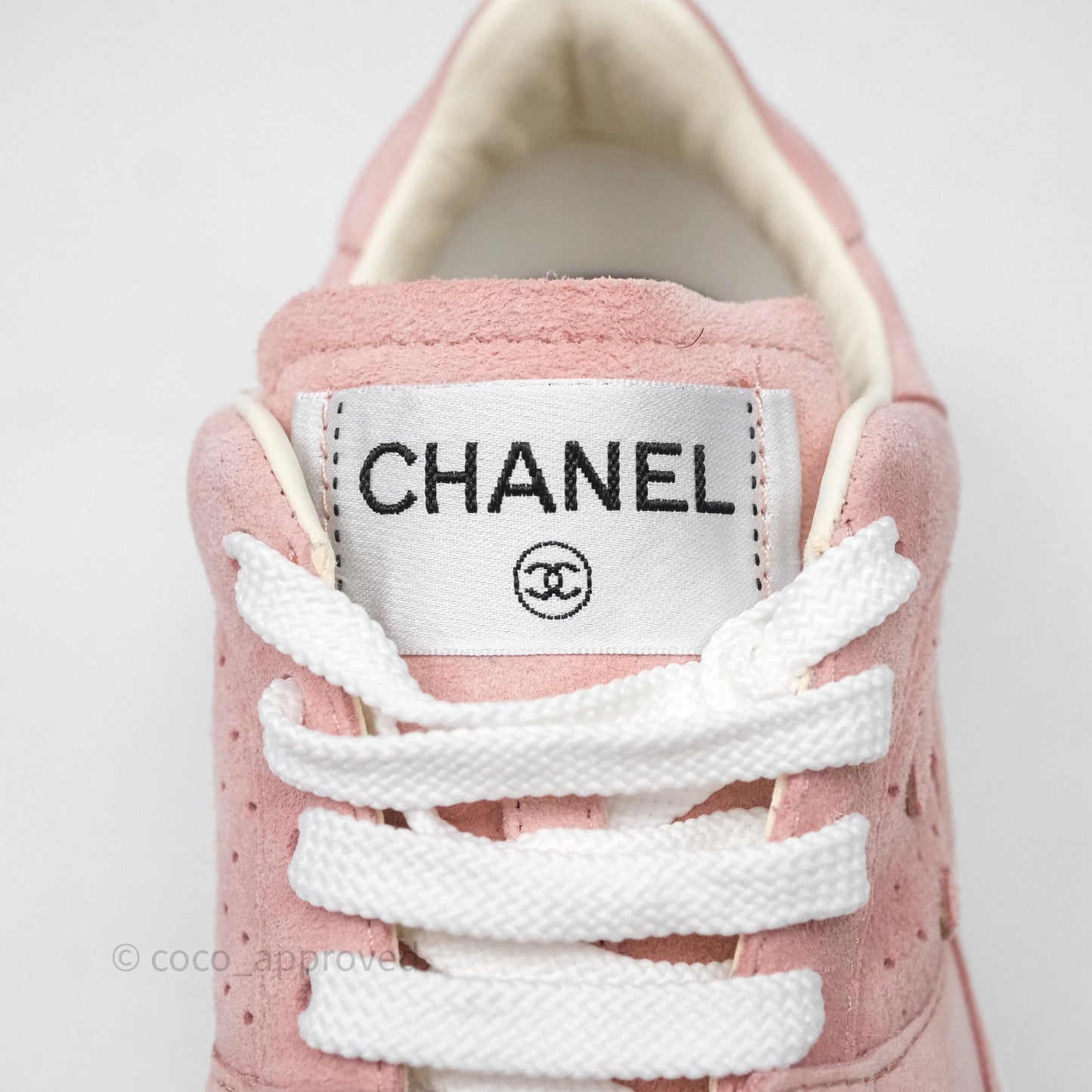 Chanel Sneakers Pink 23A Size 36