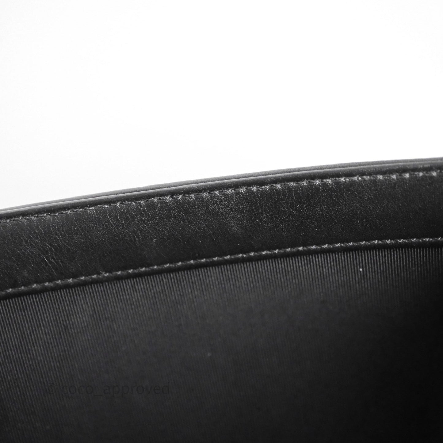 Chanel Quilted Medium Boy Black Calfskin Ruthenium Hardware