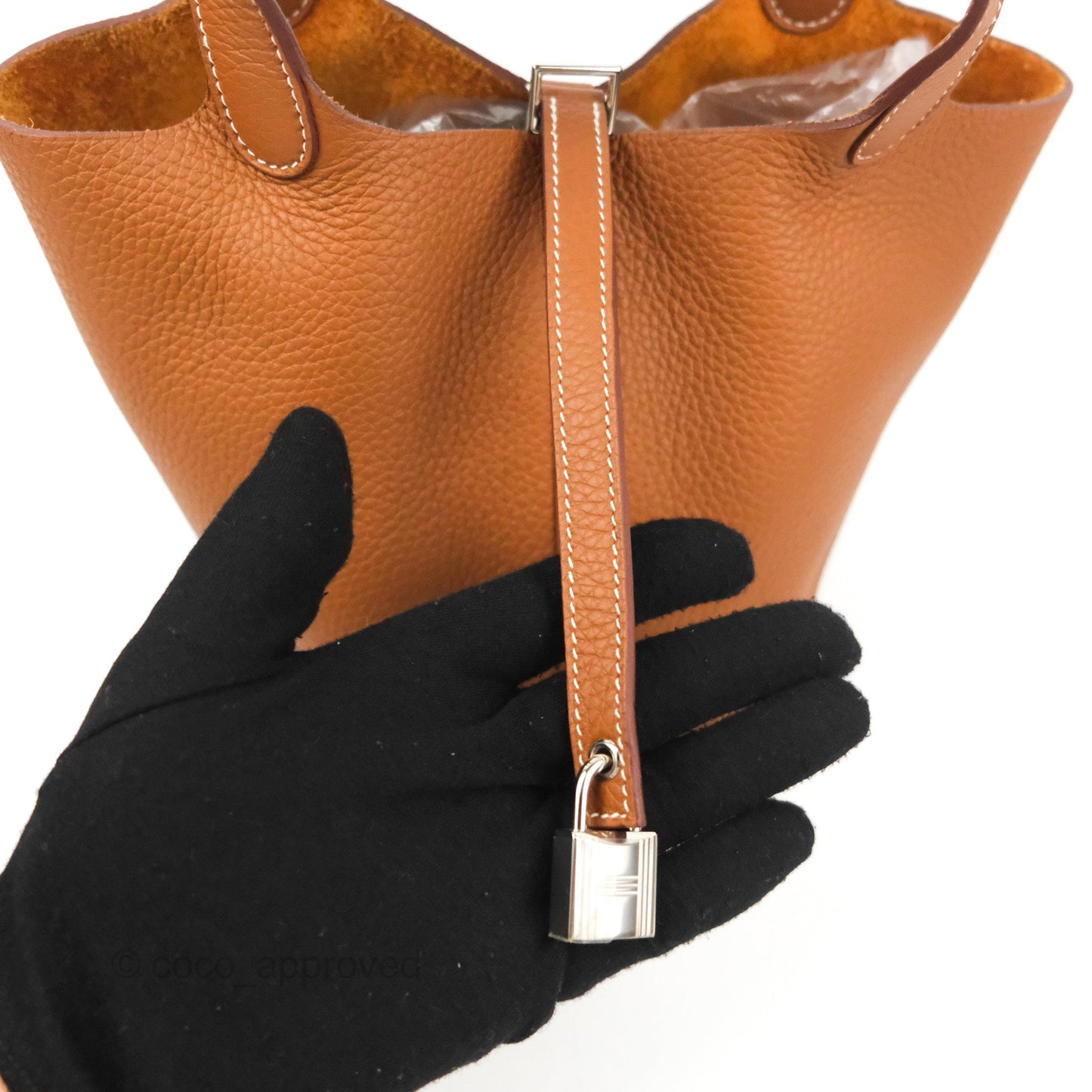 Hermès Picotin 18 Clemence Gold Palladium Hardware