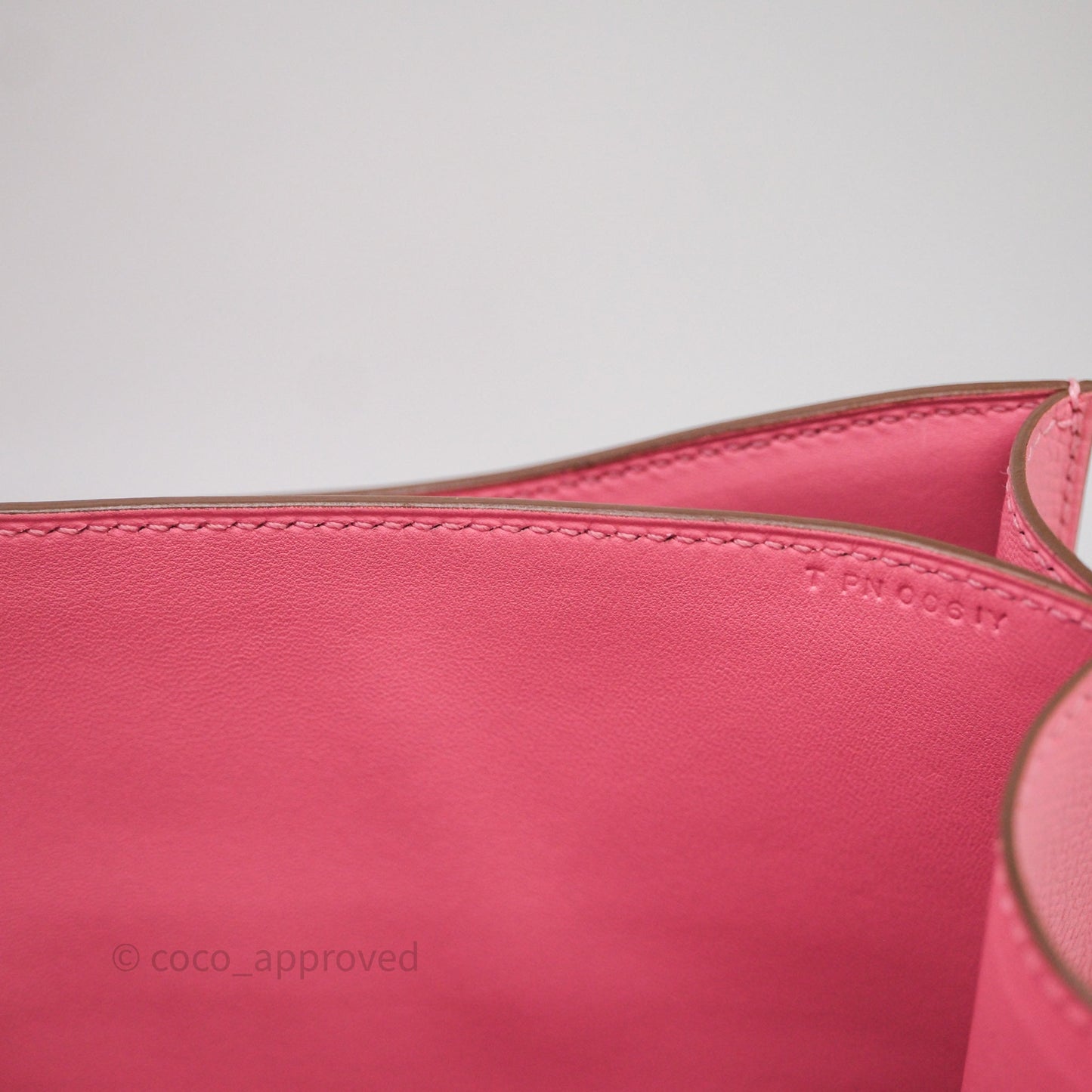 Hermès Constance 24 Rose Confetti 1Q Espom Palladium Hardware