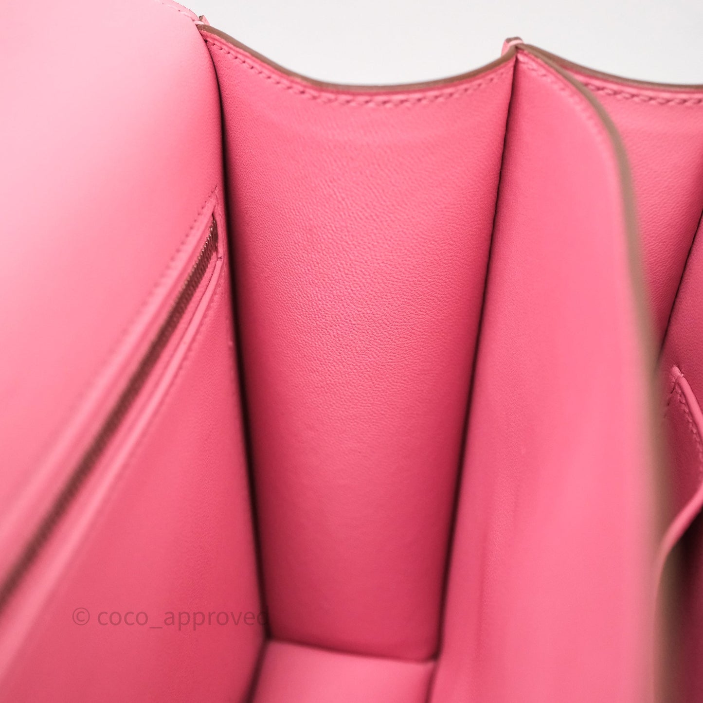 Hermès Constance 24 Rose Confetti 1Q Espom Palladium Hardware