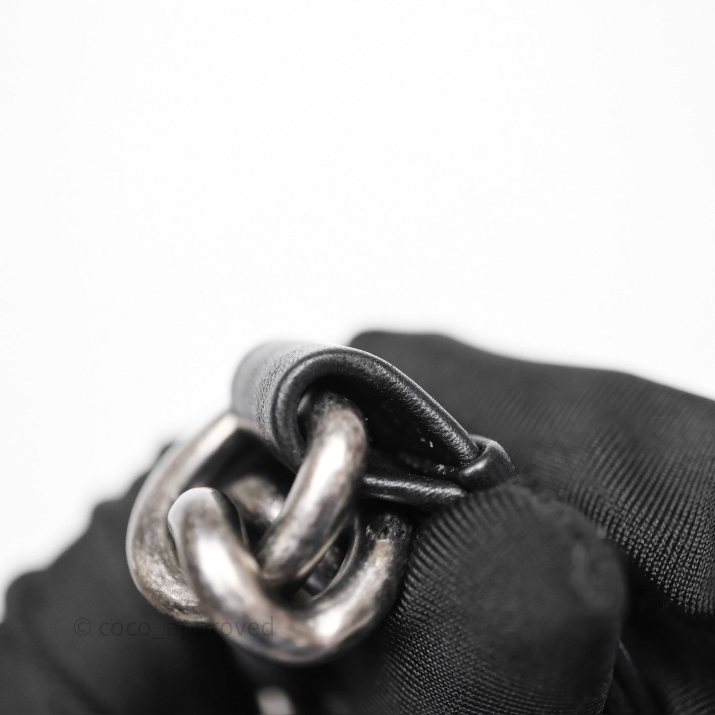 Chanel Quilted Medium Boy Black Calfskin Ruthenium Hardware