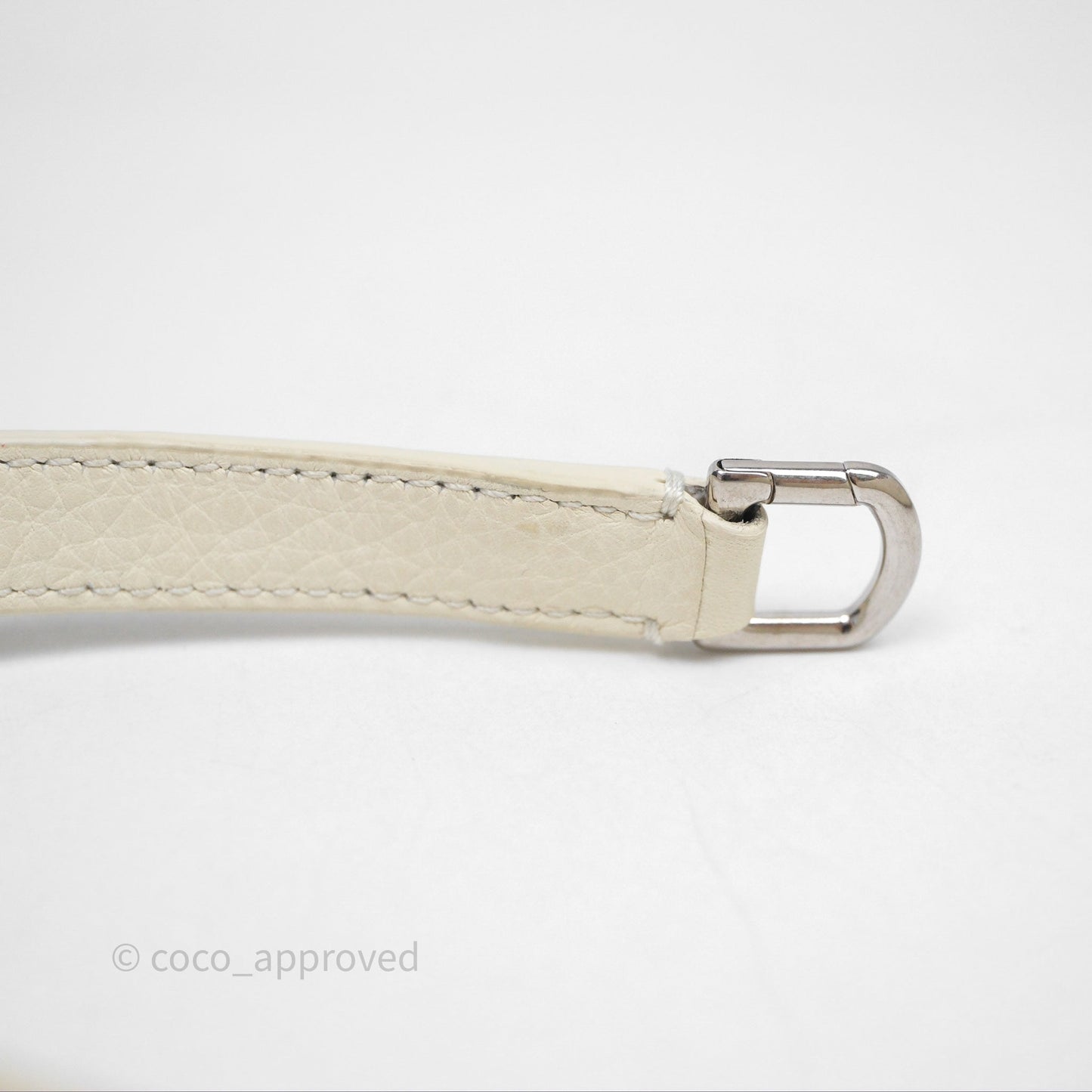 Loro Piana Extra Pocket L19 Ivory White Grained Calfskin