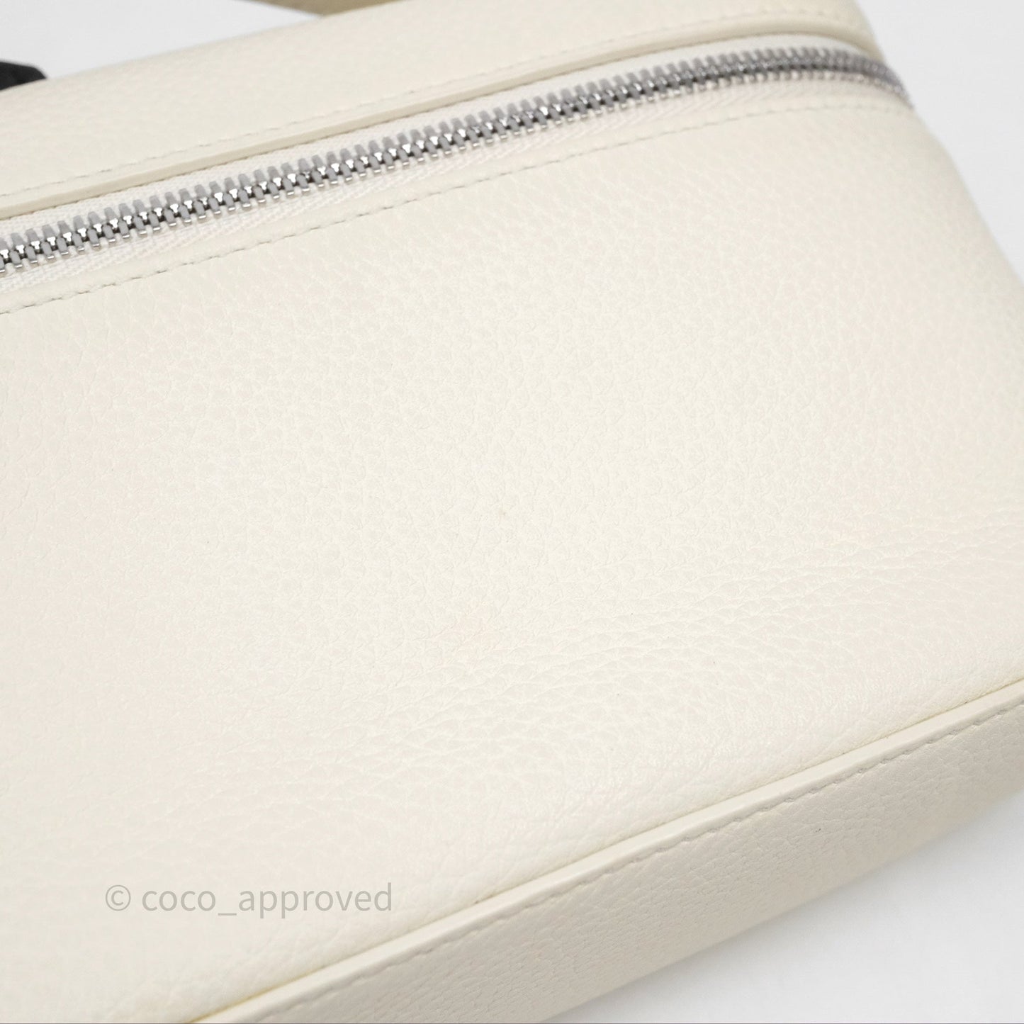 Loro Piana Extra Pocket L19 Ivory White Grained Calfskin