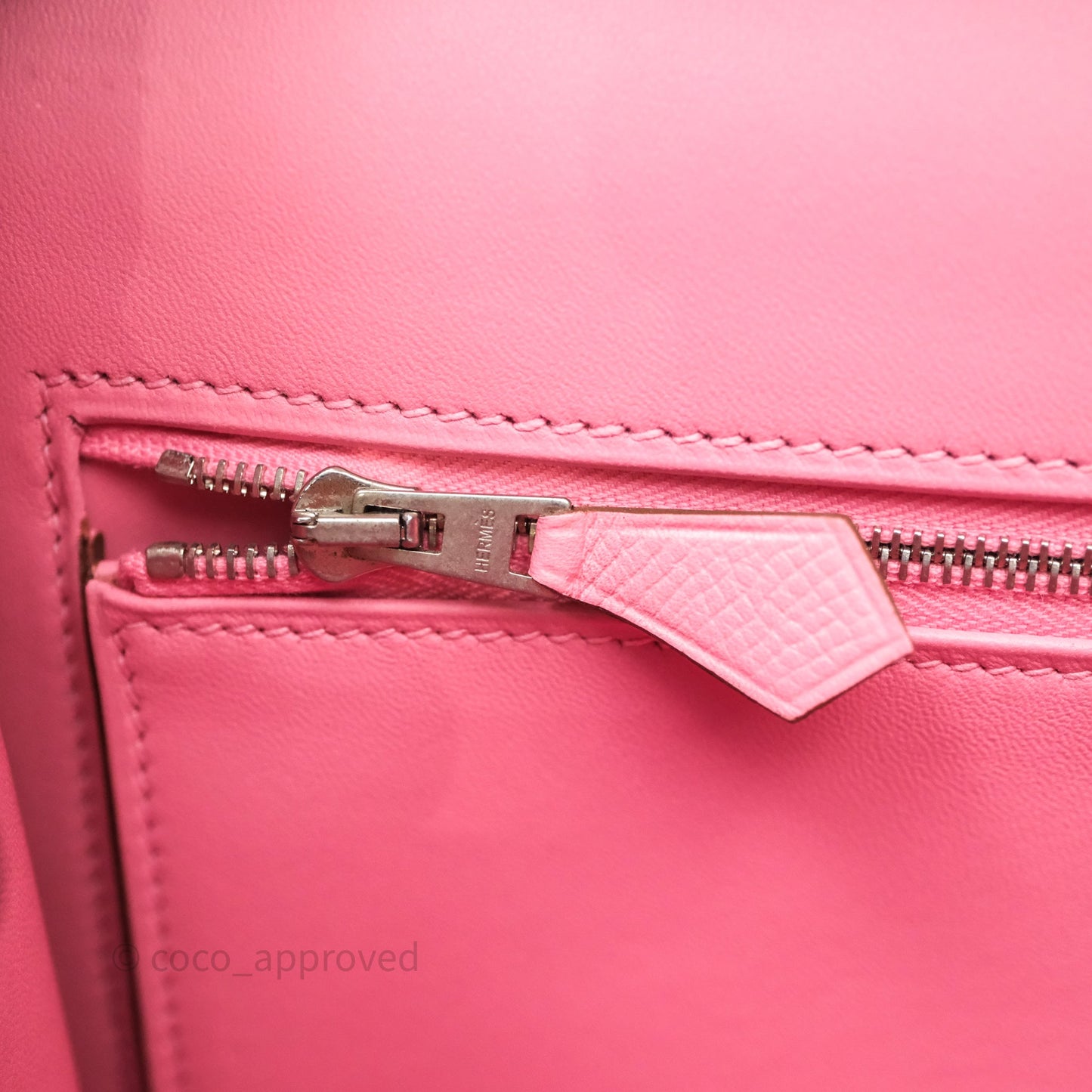Hermès Constance 24 Rose Confetti 1Q Espom Palladium Hardware