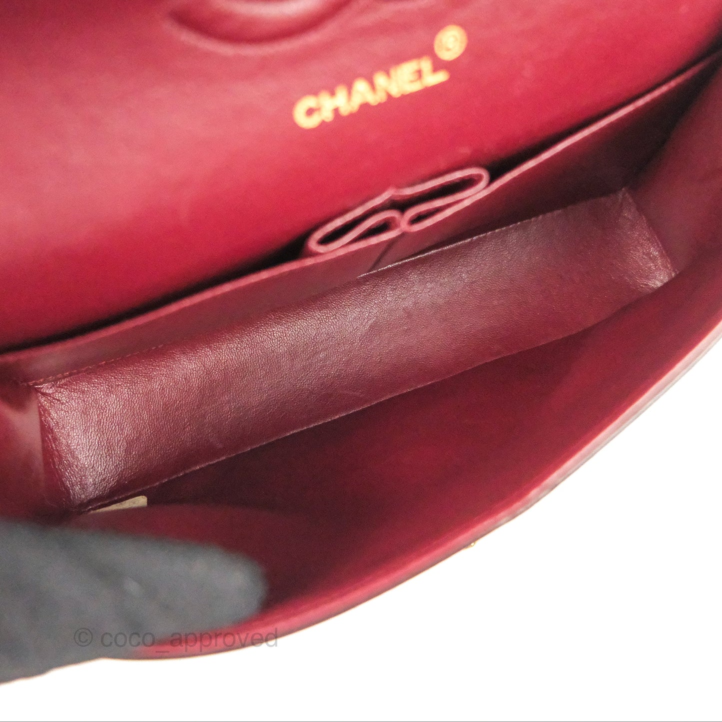 Chanel Classic Vintage Medium Flap Black Lambskin 24K Gold Hardware