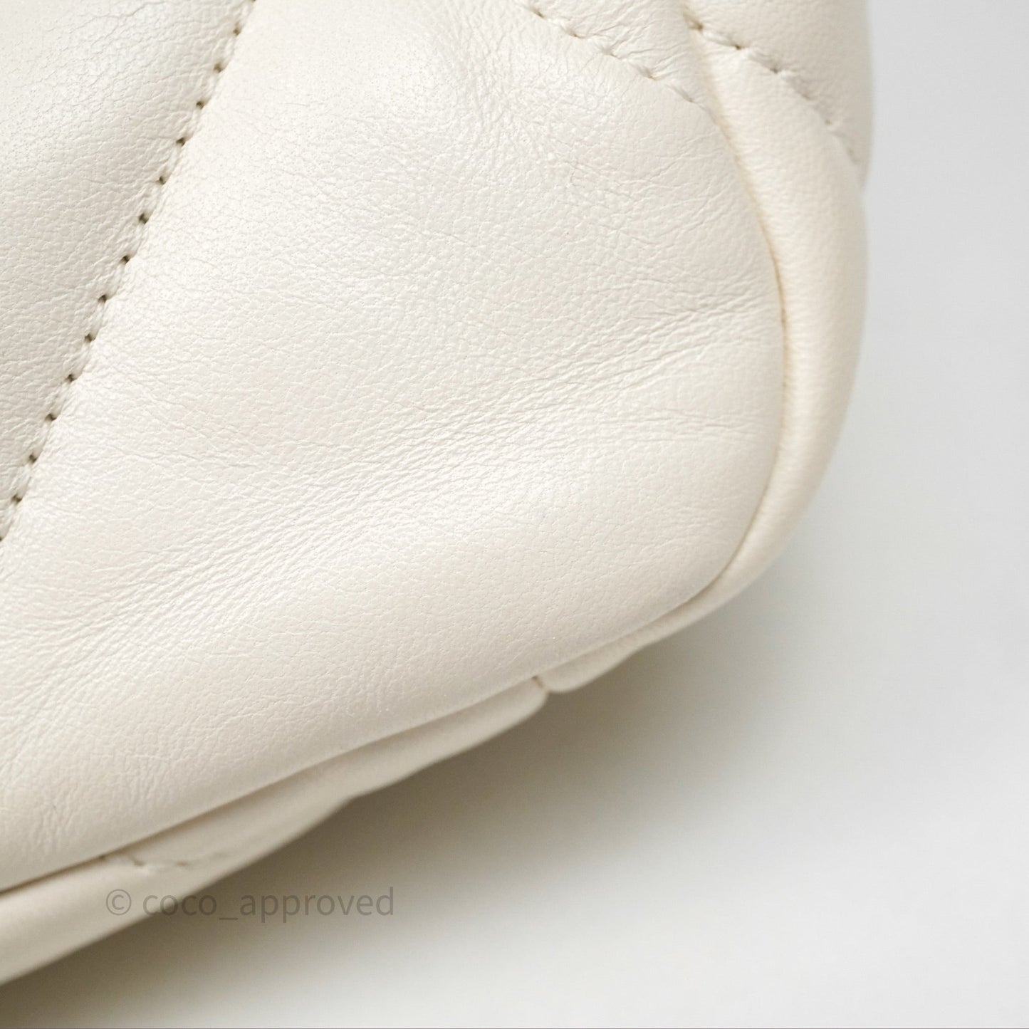 Chanel 19 Small White Mixed Hardware