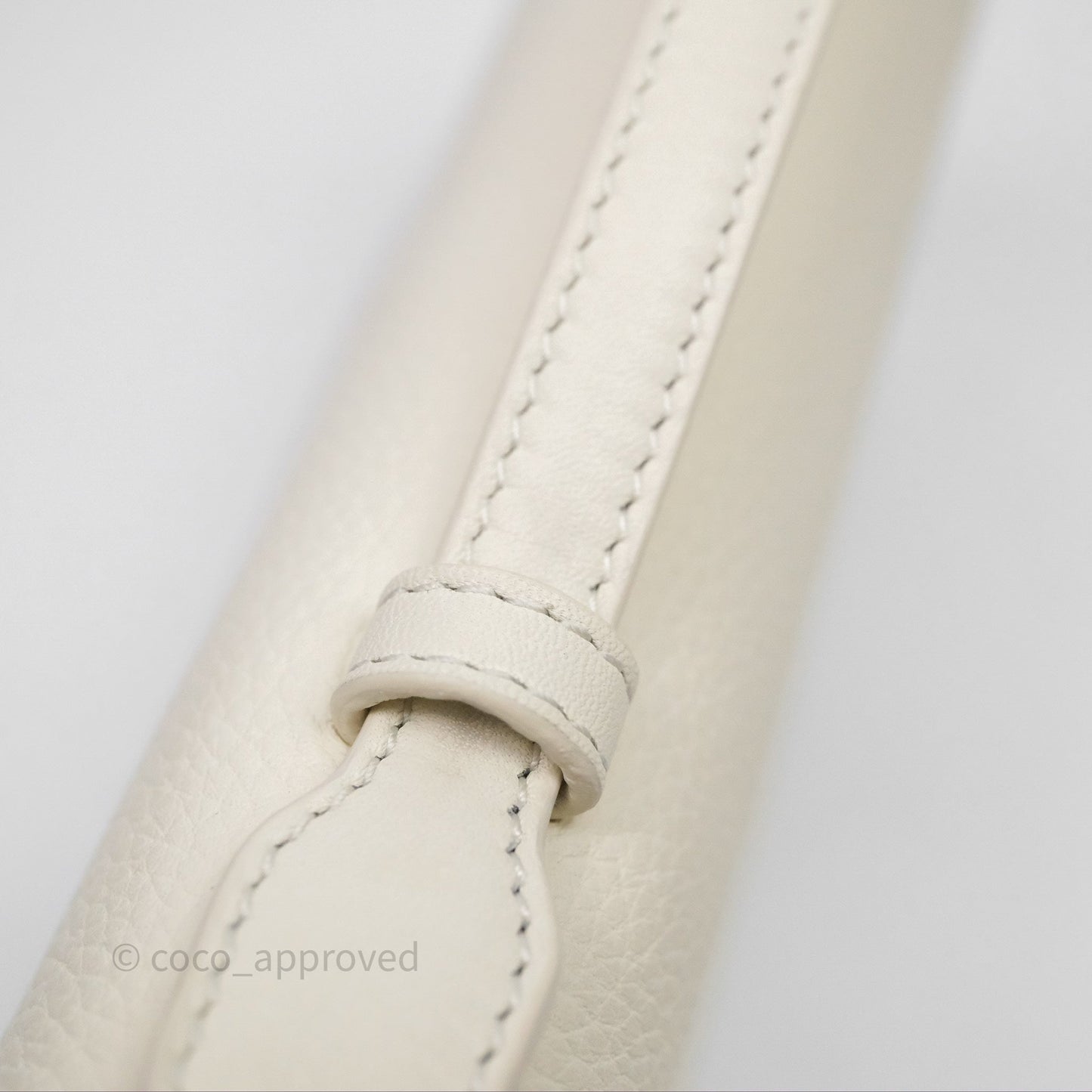 Loro Piana Extra Pocket L19 Ivory White Grained Calfskin