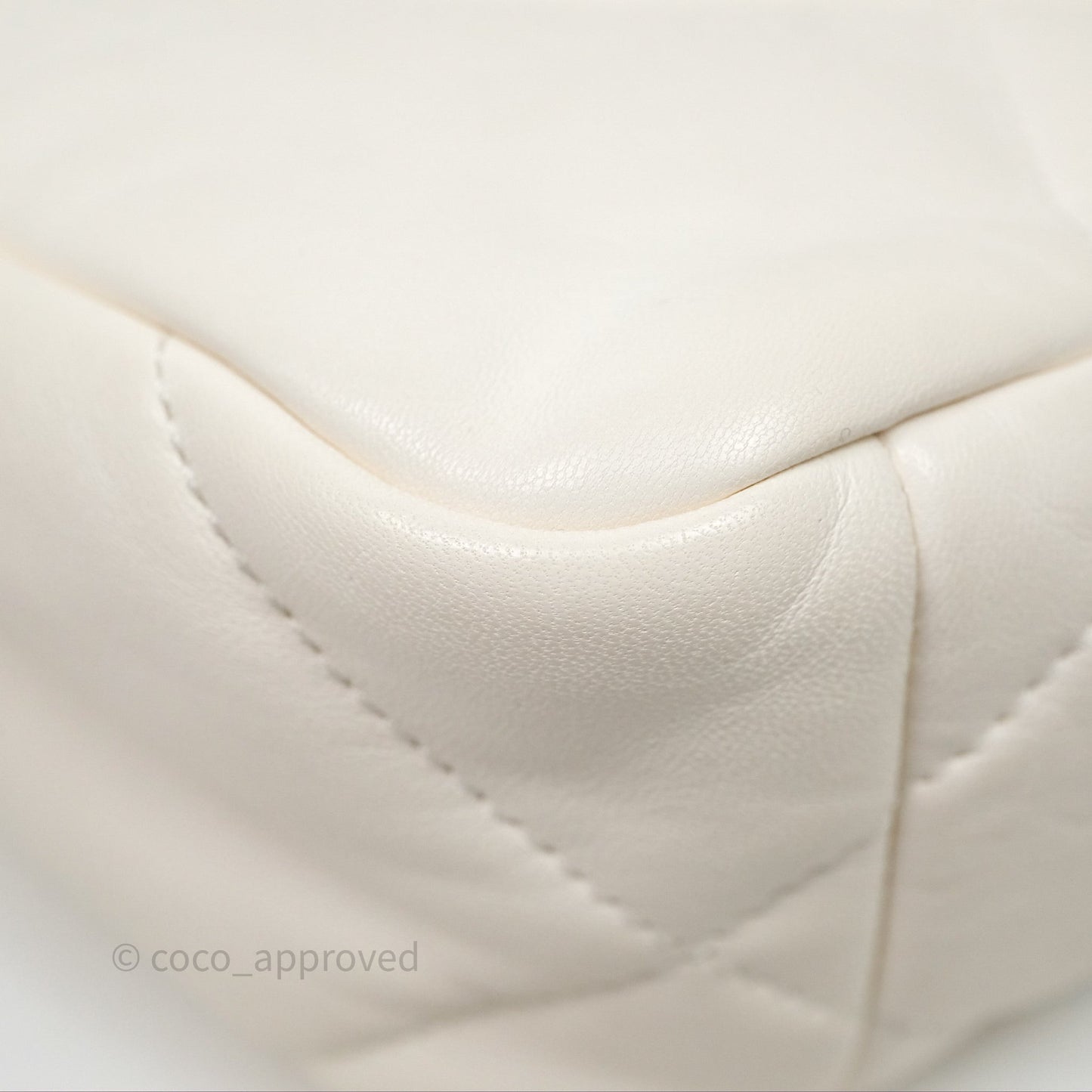 Chanel 19 Small White Mixed Hardware