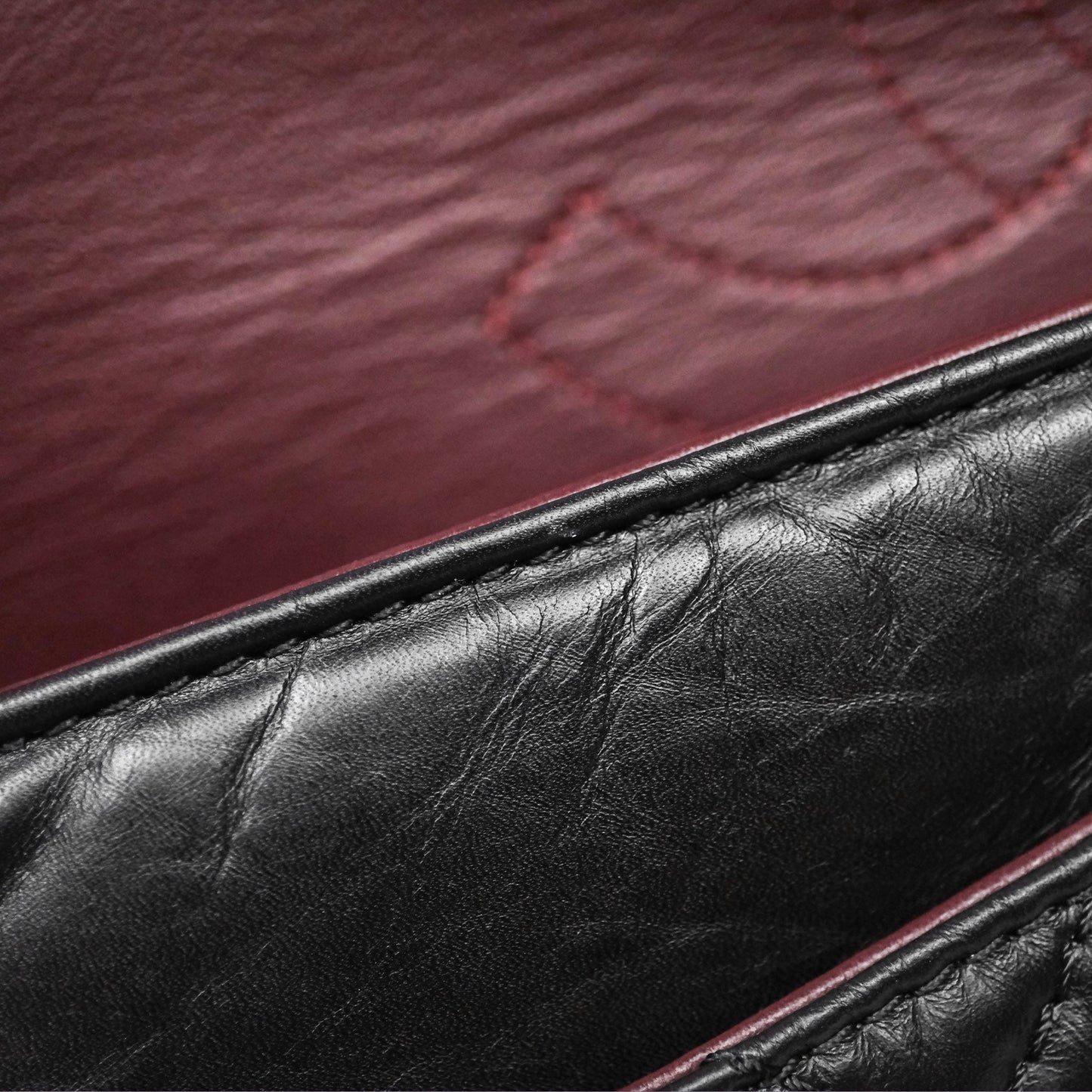 Chanel Reissue 226 Quilted Aged Calfskin Black Aged Gold Hardware