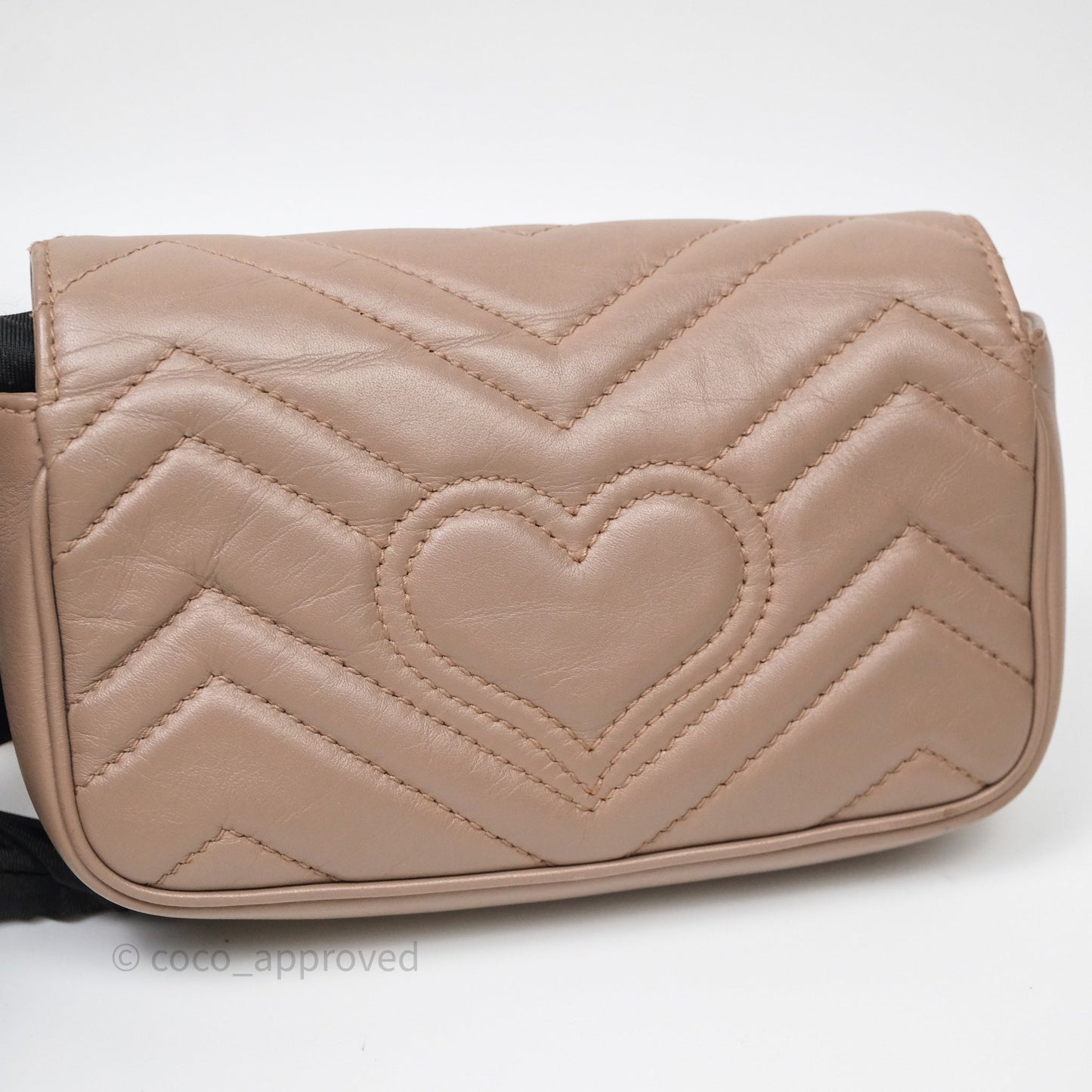 Gucci GG Marmont Matelassé Leather Super Mini Bag Dusty Pink
