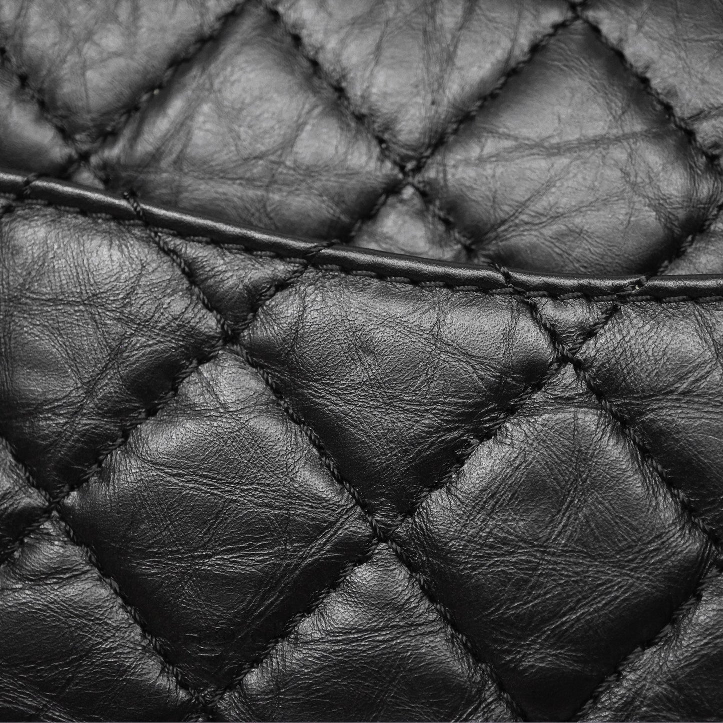 Chanel Reissue 226 Quilted Aged Calfskin Black Aged Gold Hardware
