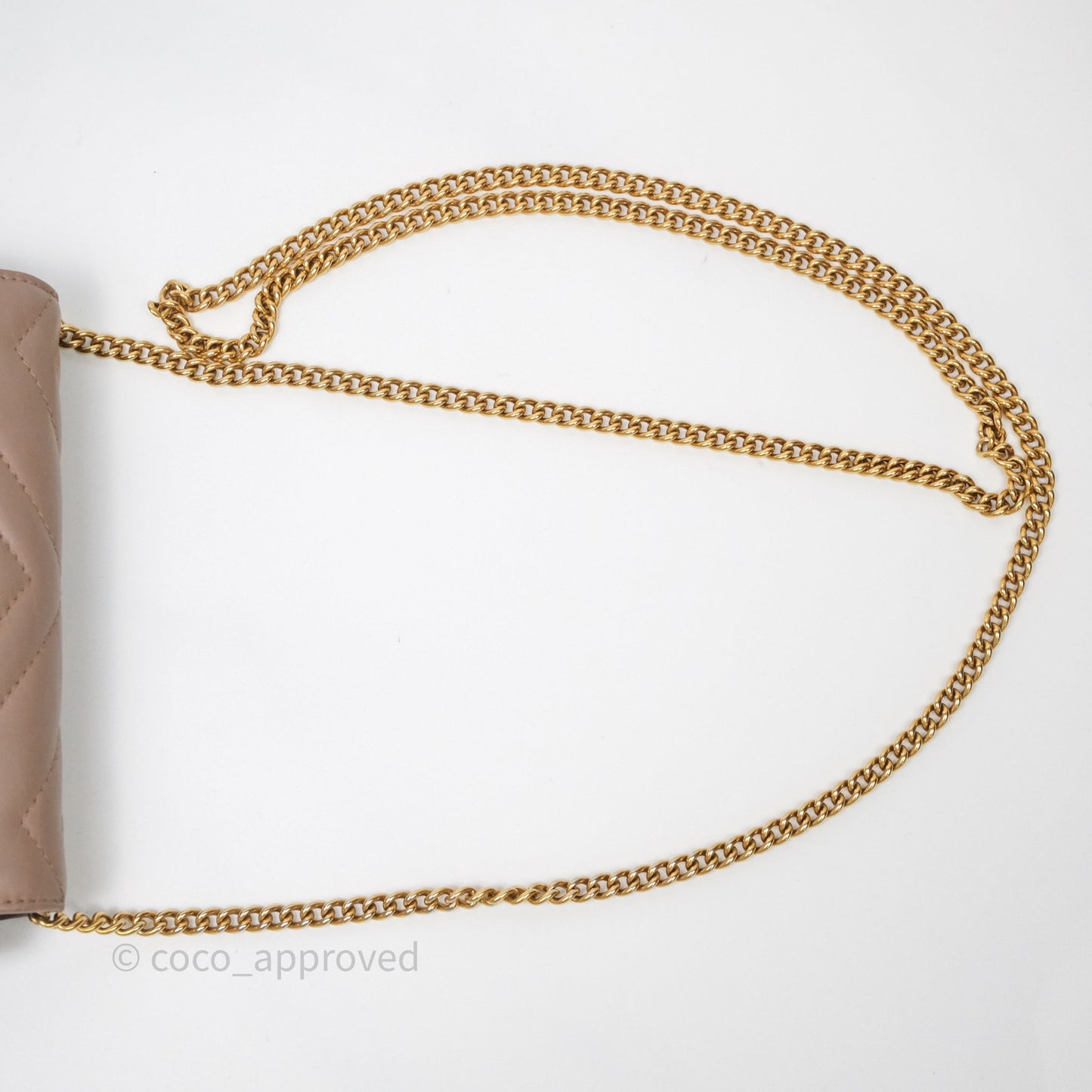 Gucci GG Marmont Matelassé Leather Super Mini Bag Dusty Pink