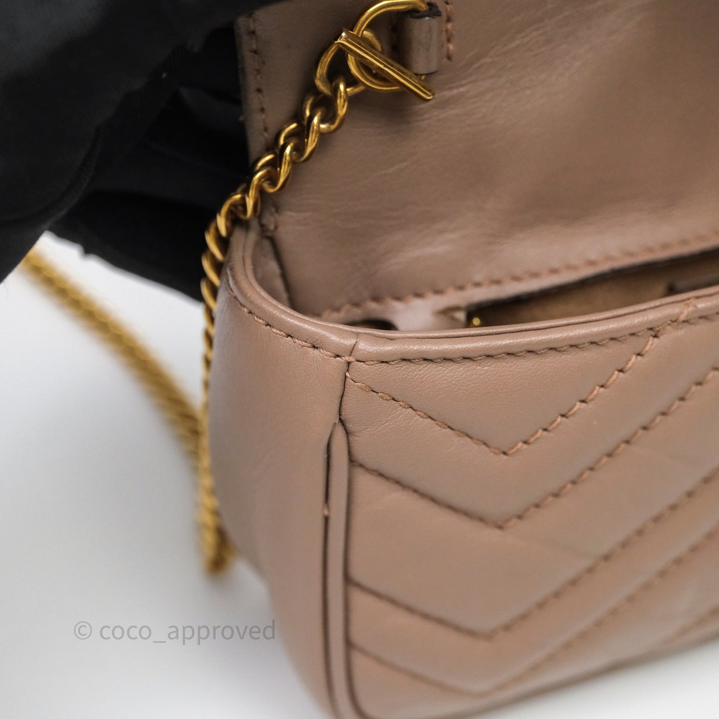 Gucci GG Marmont Matelassé Leather Super Mini Bag Dusty Pink