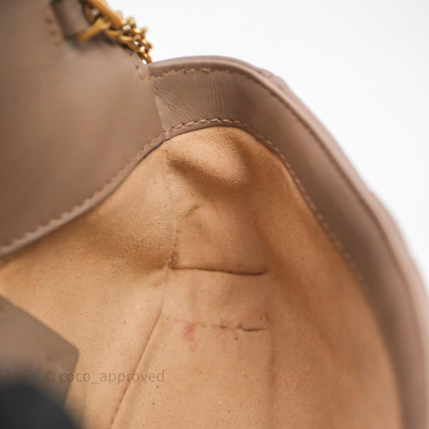 Gucci GG Marmont Matelassé Leather Super Mini Bag Dusty Pink