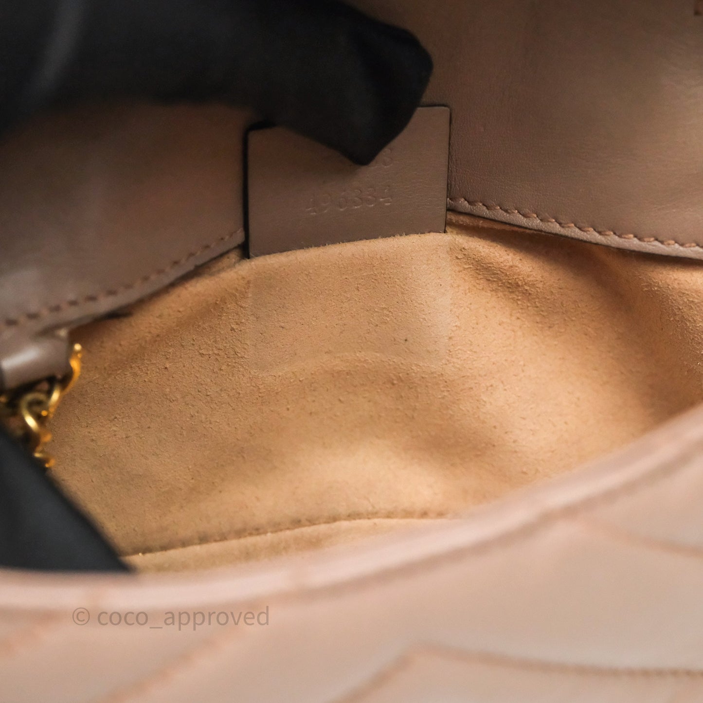 Gucci GG Marmont Matelassé Leather Super Mini Bag Dusty Pink
