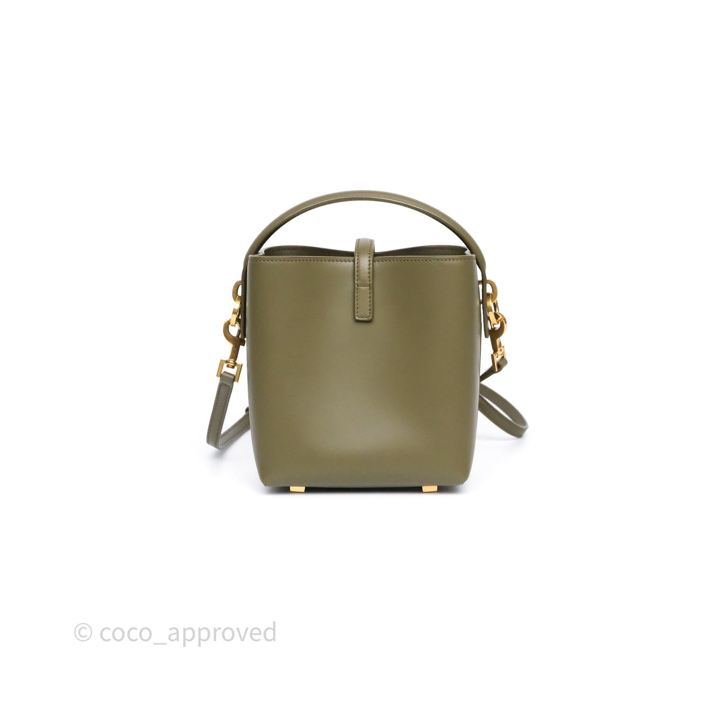 Saint Laurent LE 37 Mini in Shiny Leather Elmwood