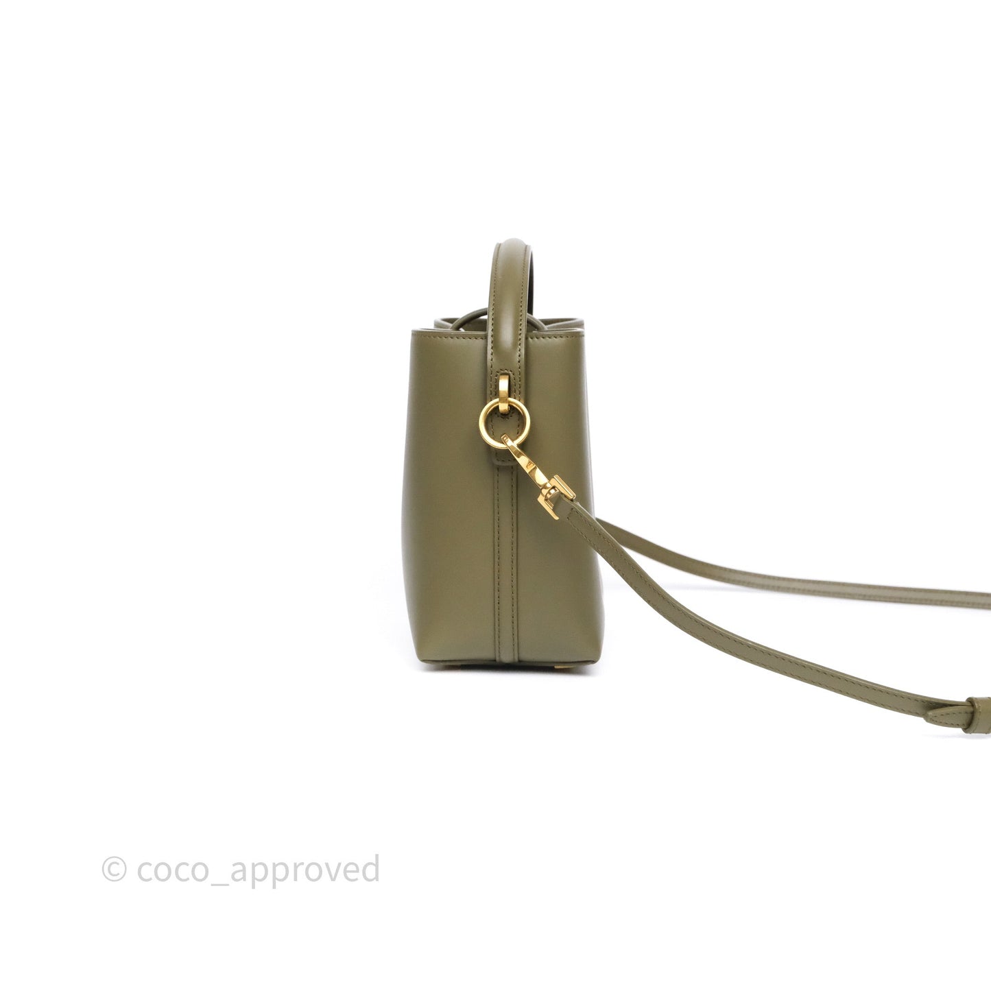 Saint Laurent LE 37 Mini in Shiny Leather Elmwood